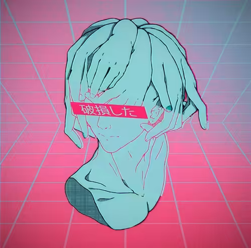 Vaporwave Bust