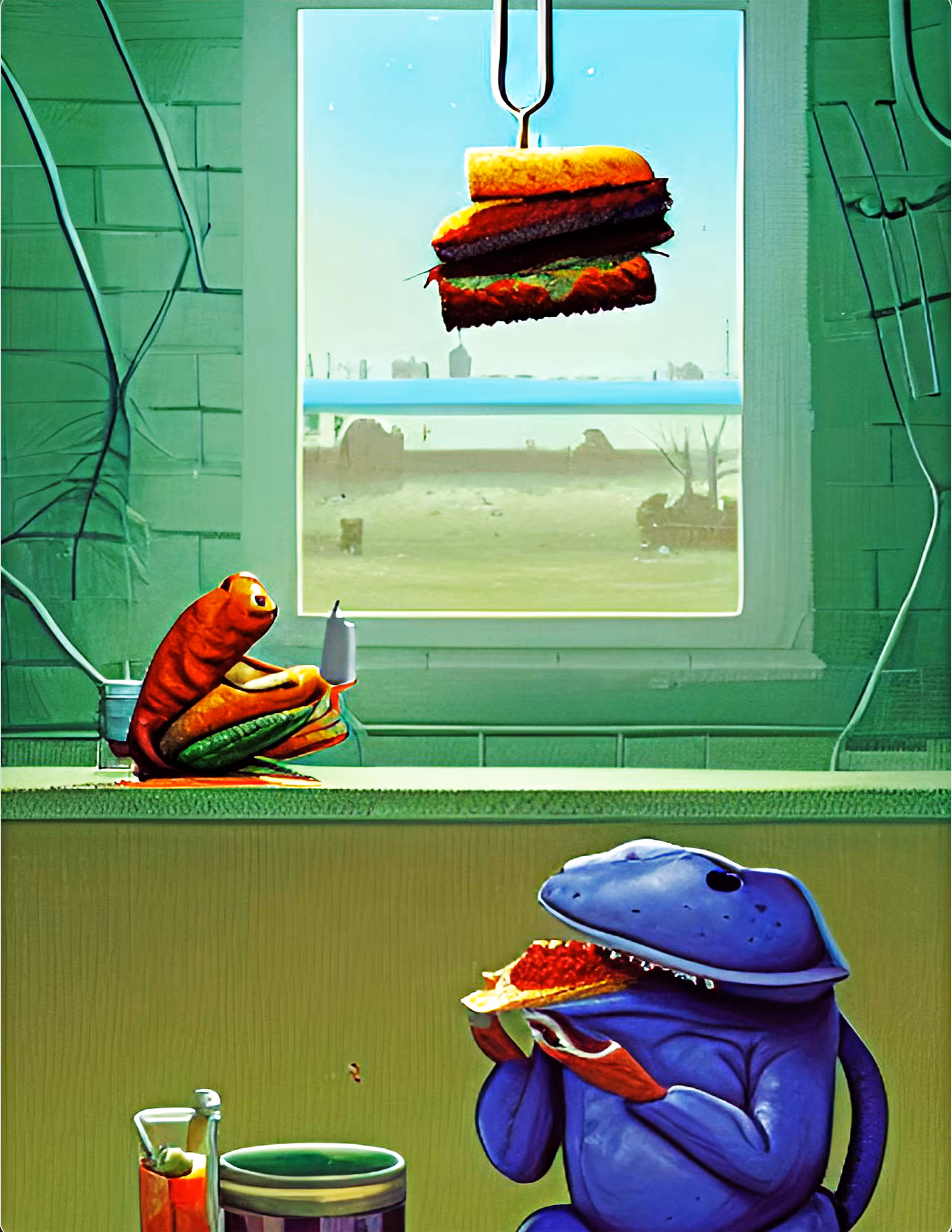 Daily Life Of Vermin: Food_Sandwich1