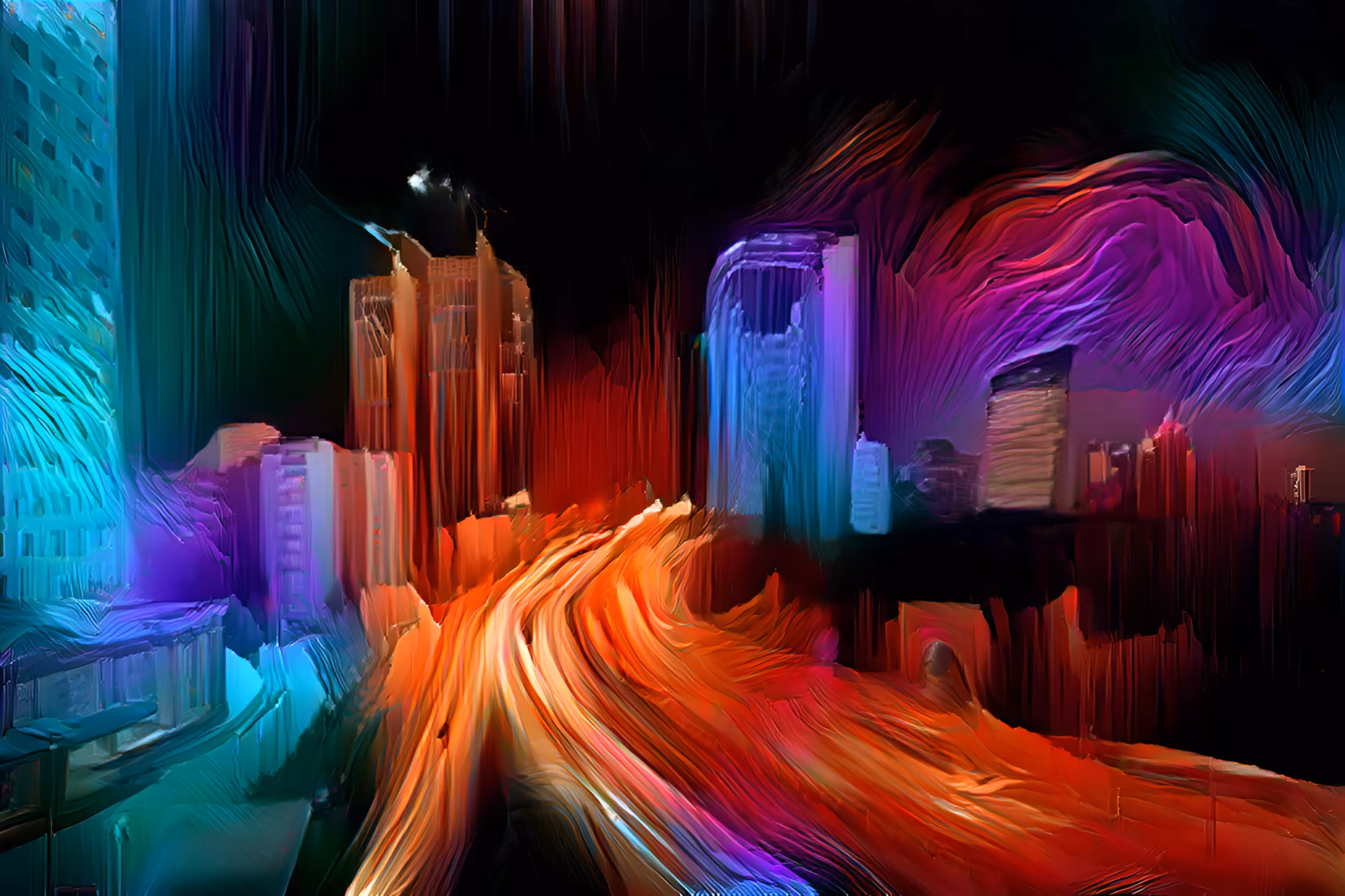 City lights 