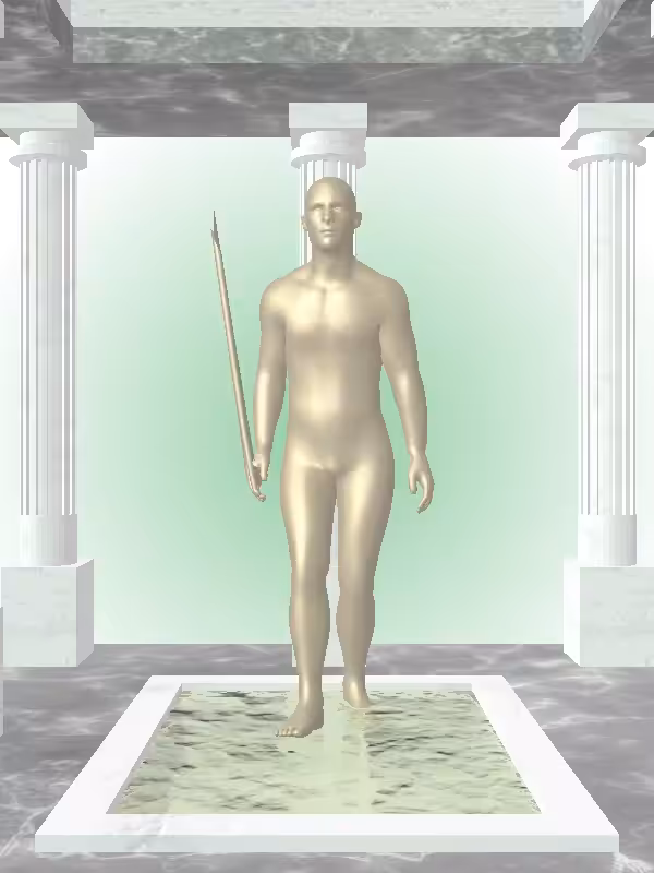 HeavenComputer: The Receding Faded Gold Man #3263