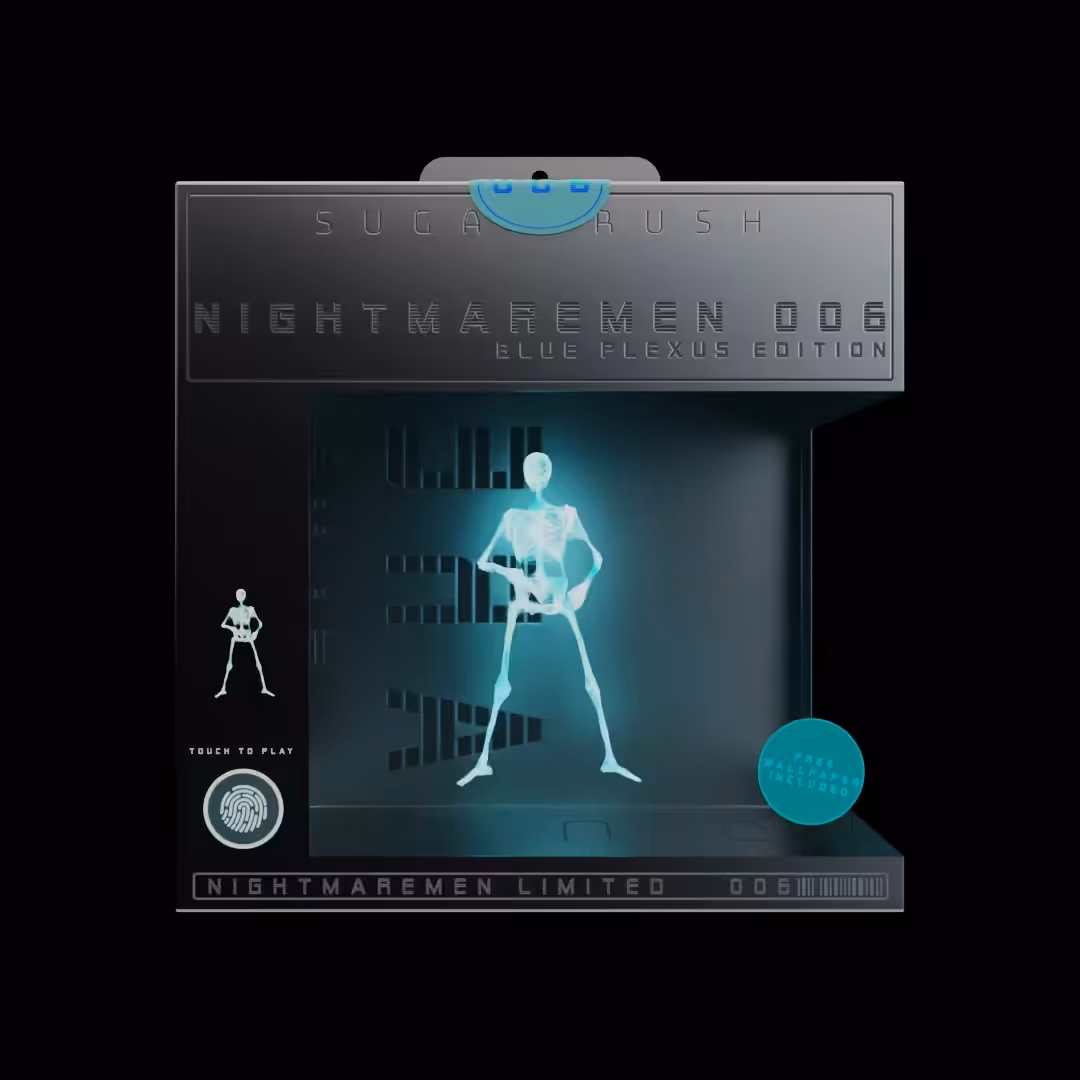 006 Blue Plexus nightmaremen collectible