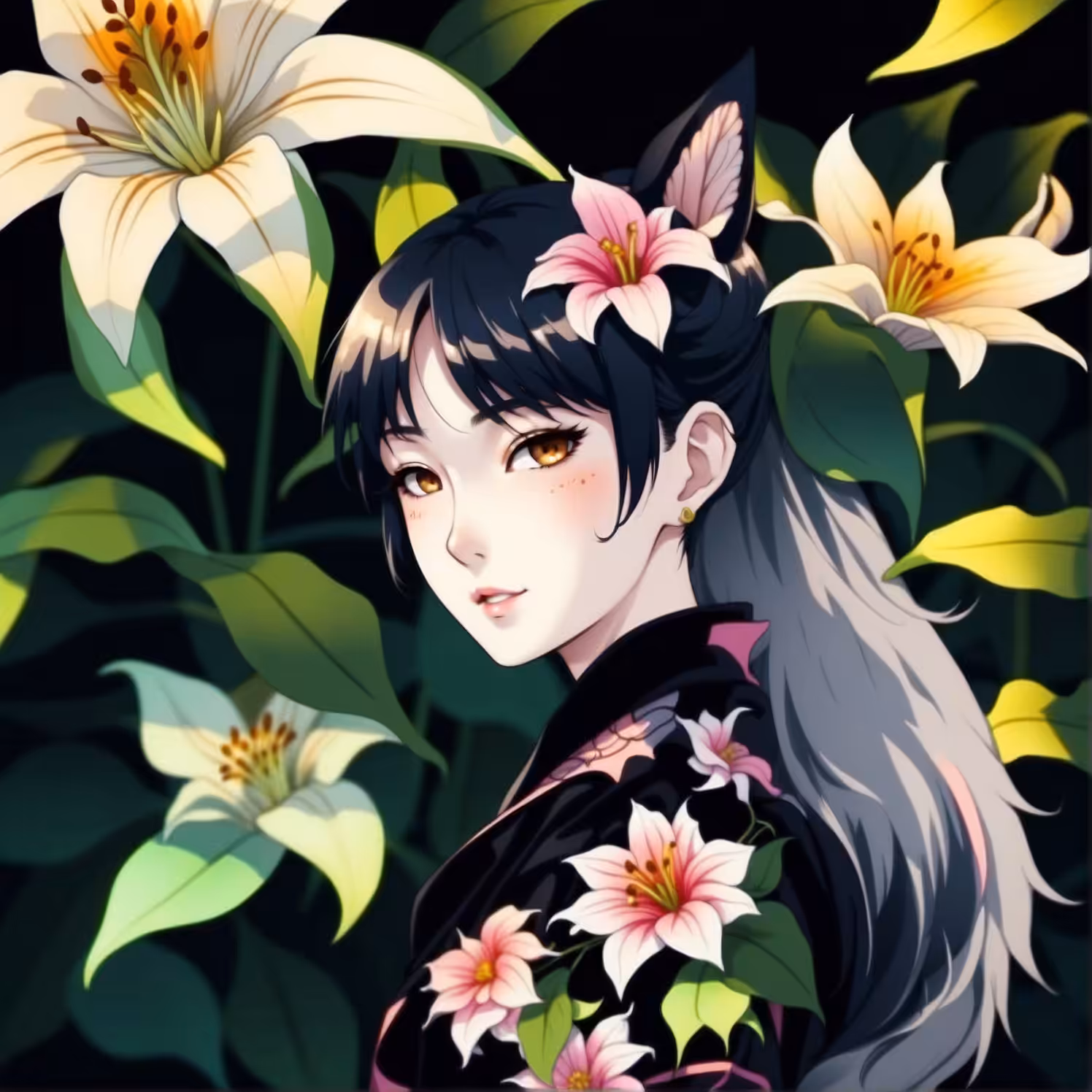 Petals and Pixels: A Floriography Collection: Lily 