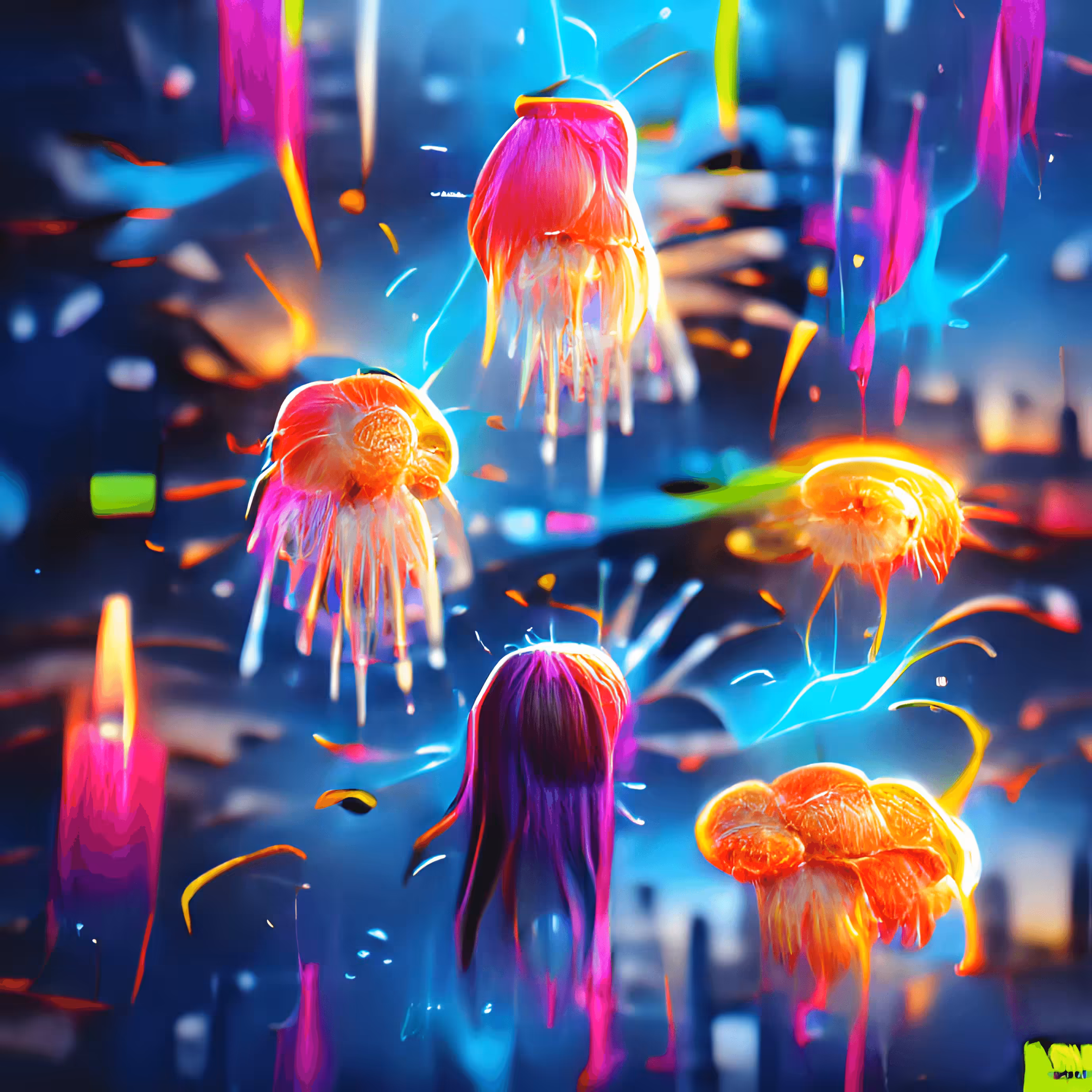Jellyfish Fireworks