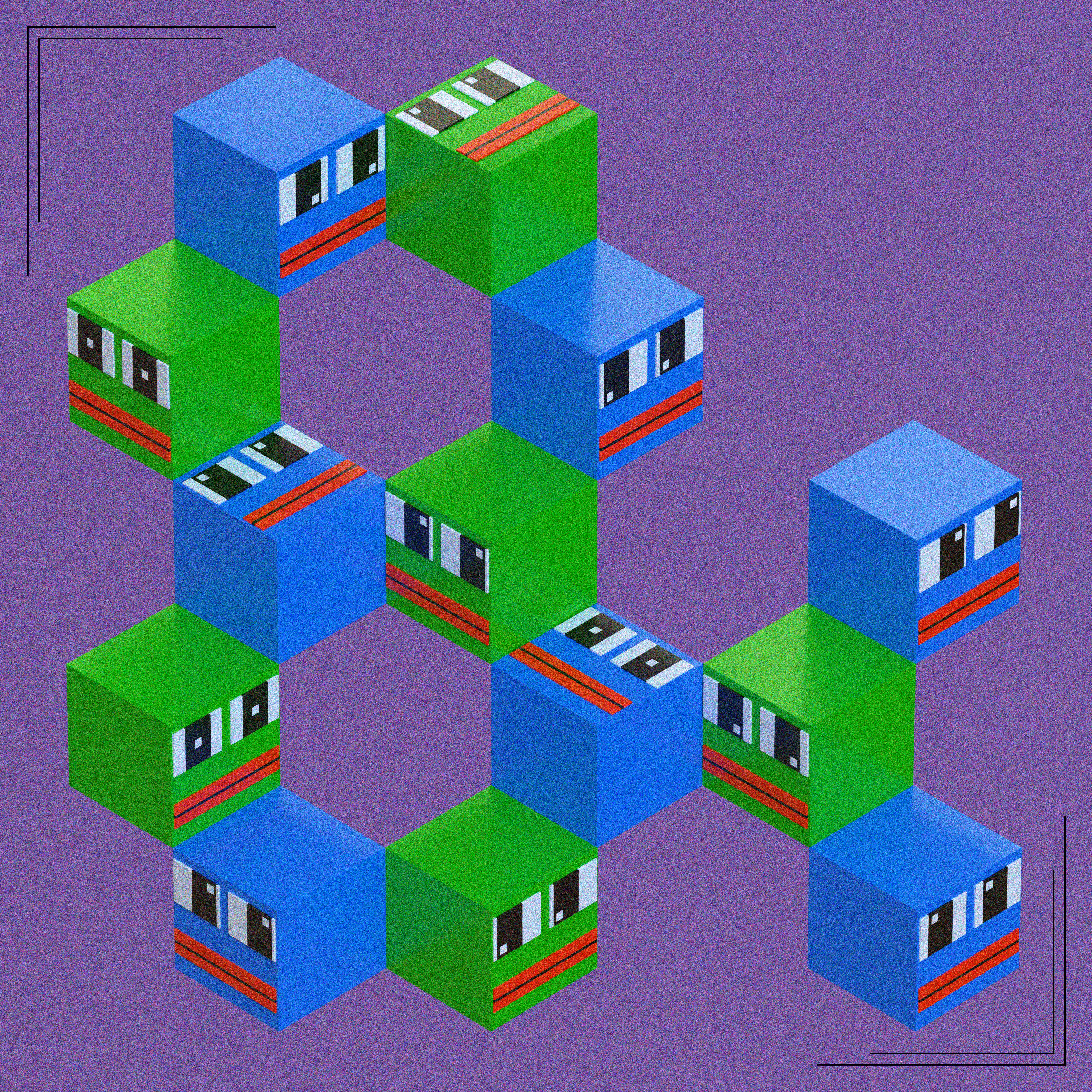 Isometric Pepe #3