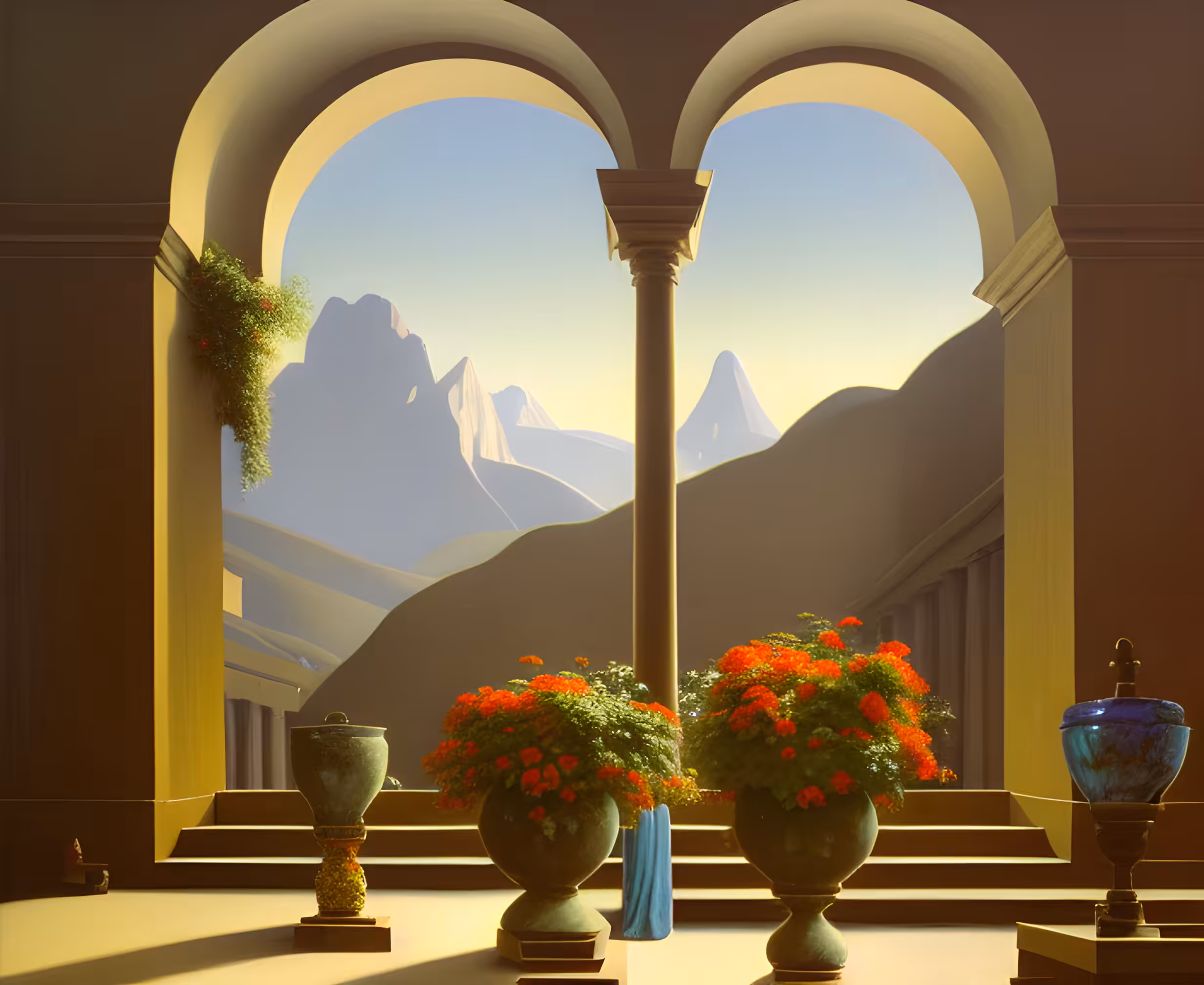 Morning in the Alps