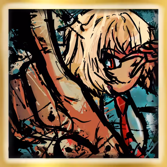 May's Rebellion Gold Frame