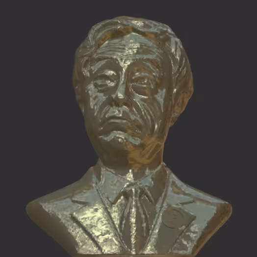 Satoshi Gold - Sculpture by Daiana Lazzarin