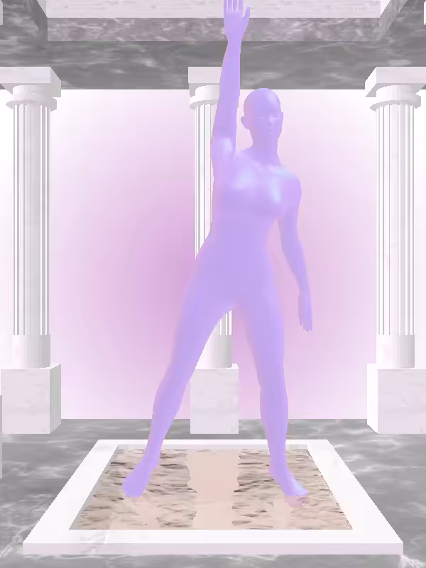 HeavenComputer: The Jazzy Bright Purple Woman #3055