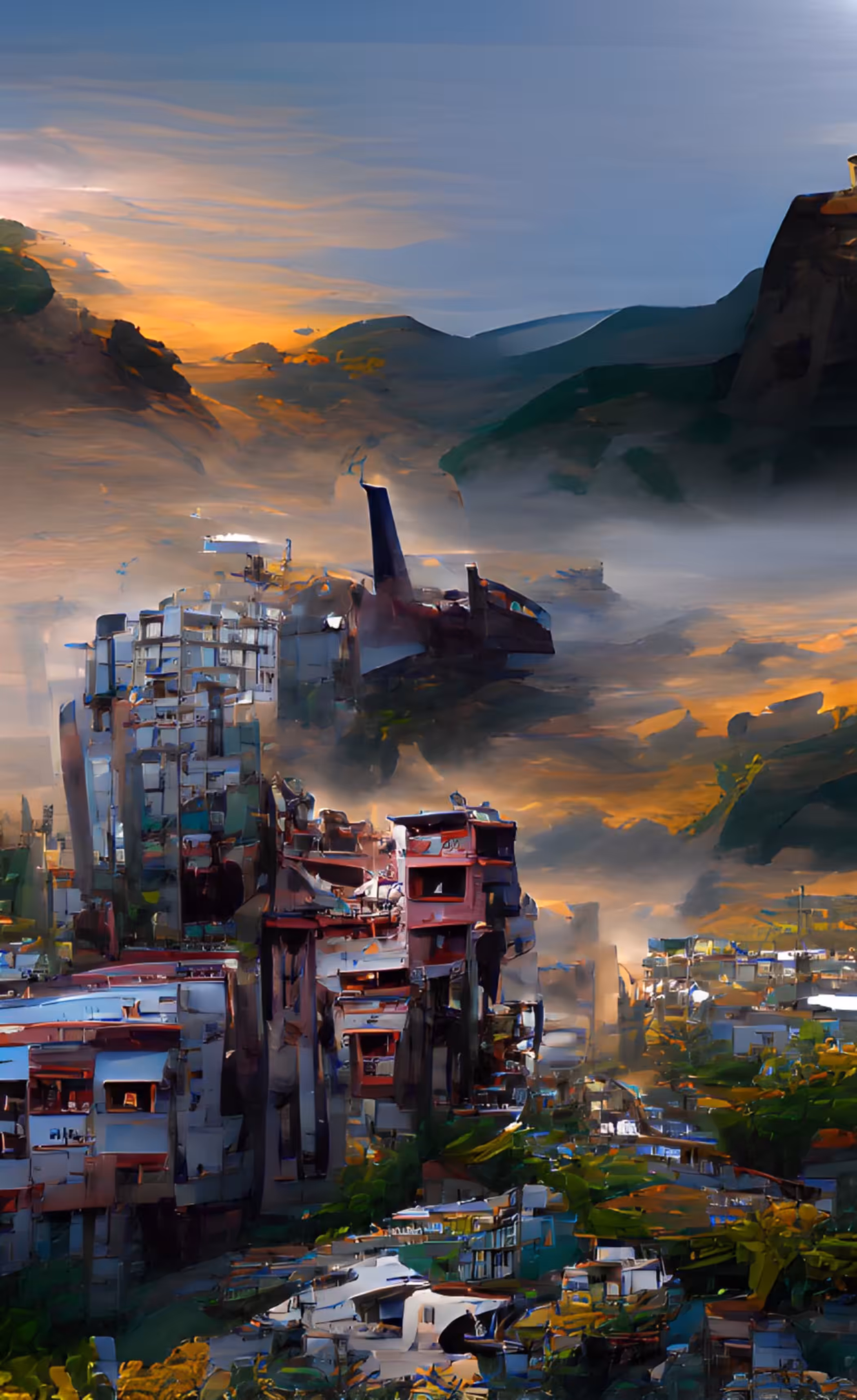 Smog in a Tropical Mountainous City