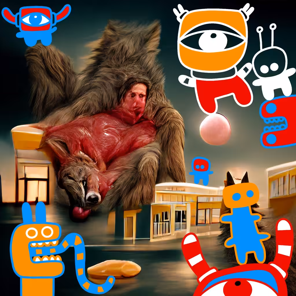 RED MOON MELTS WOLF