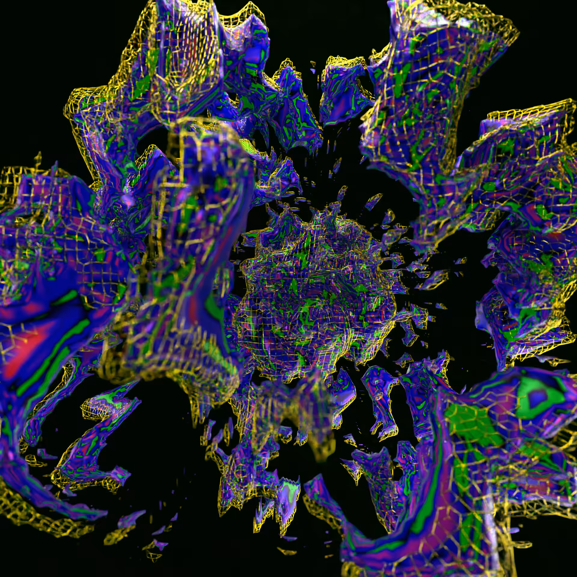 Deformed mesh