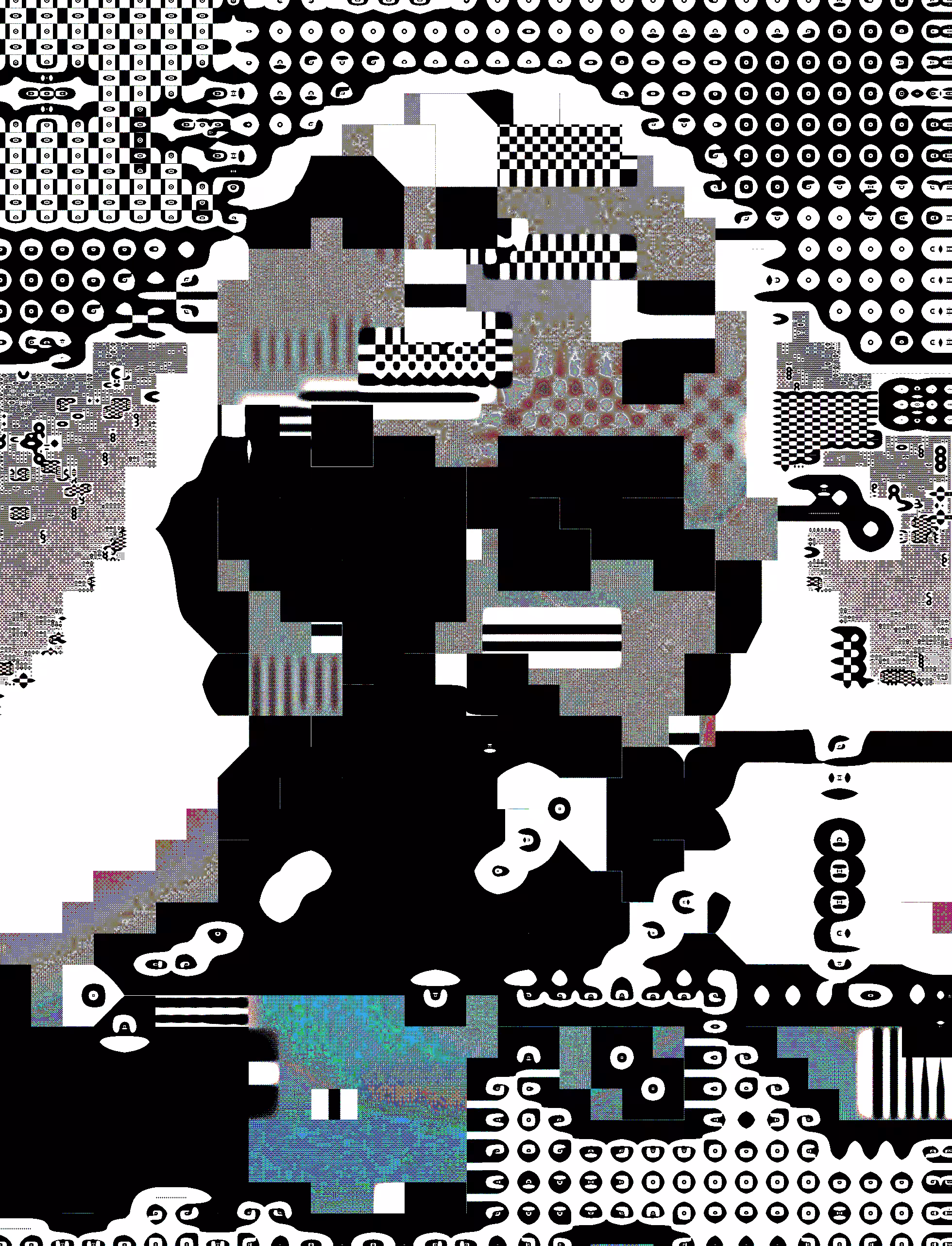 glitch portrait 34