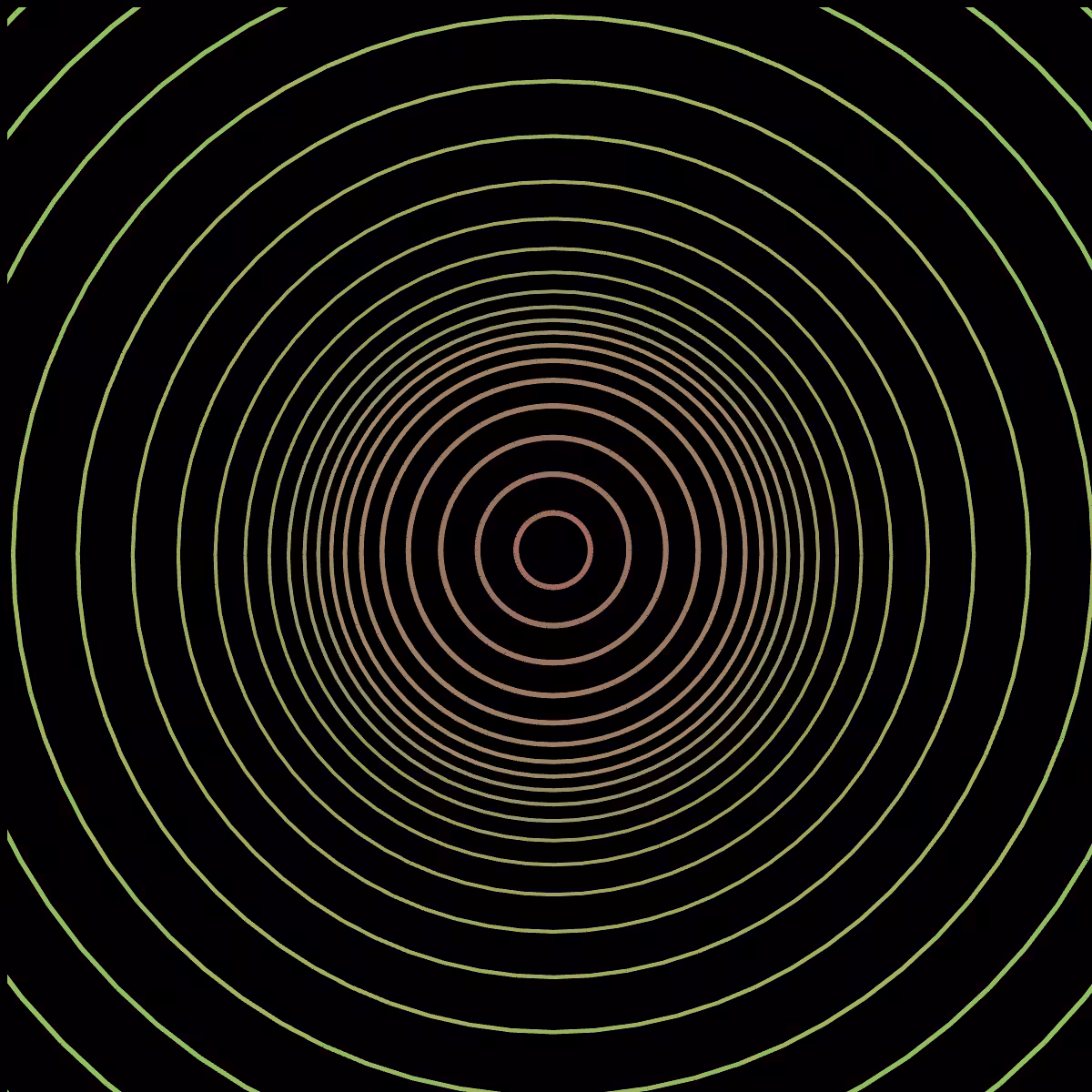  3D Animated Jellyfish Circles #2