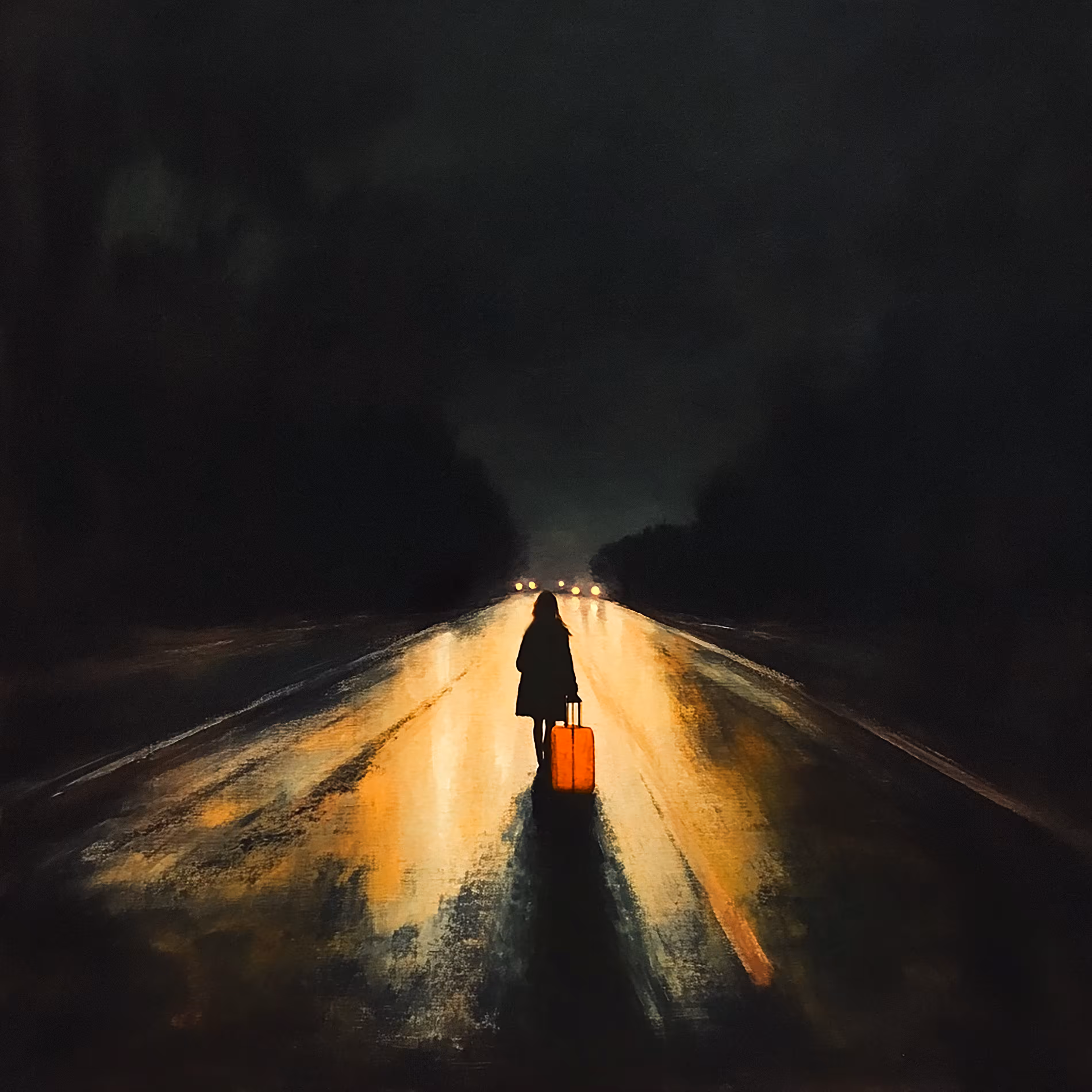 Walking  past the edge