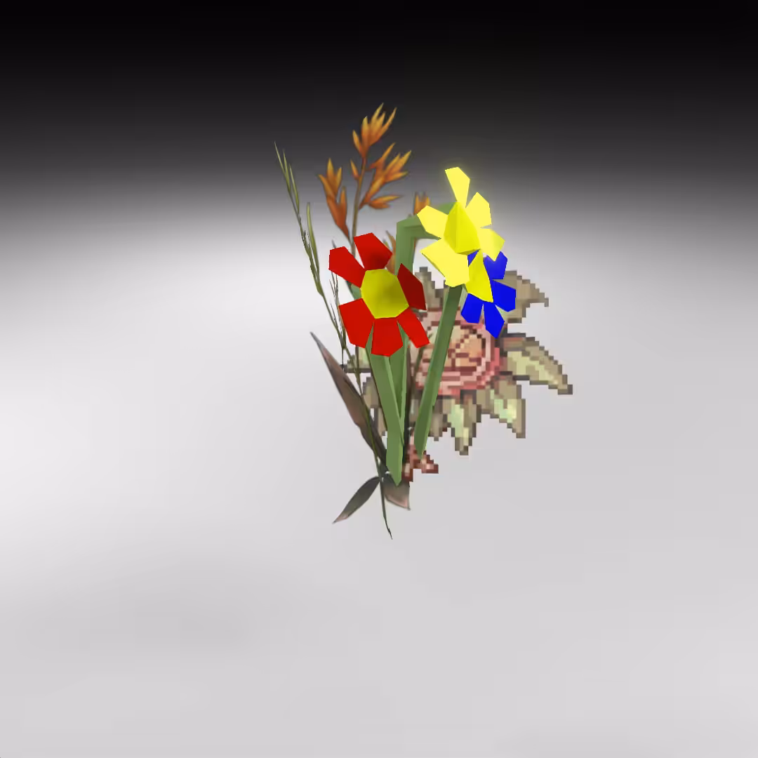 Out-Game Flowers (Small Bouquets): Hand-hacked Bouquet 105