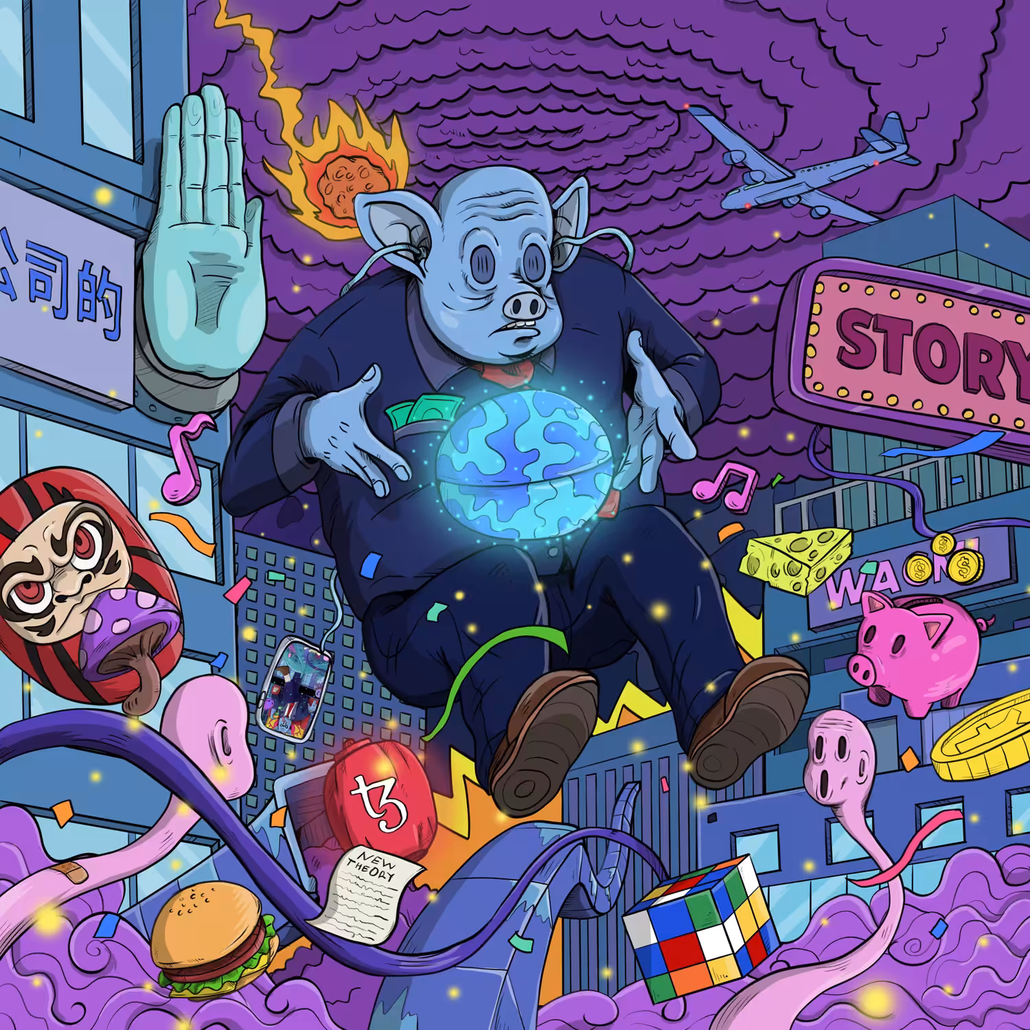 A World of Suppressed Magical Values