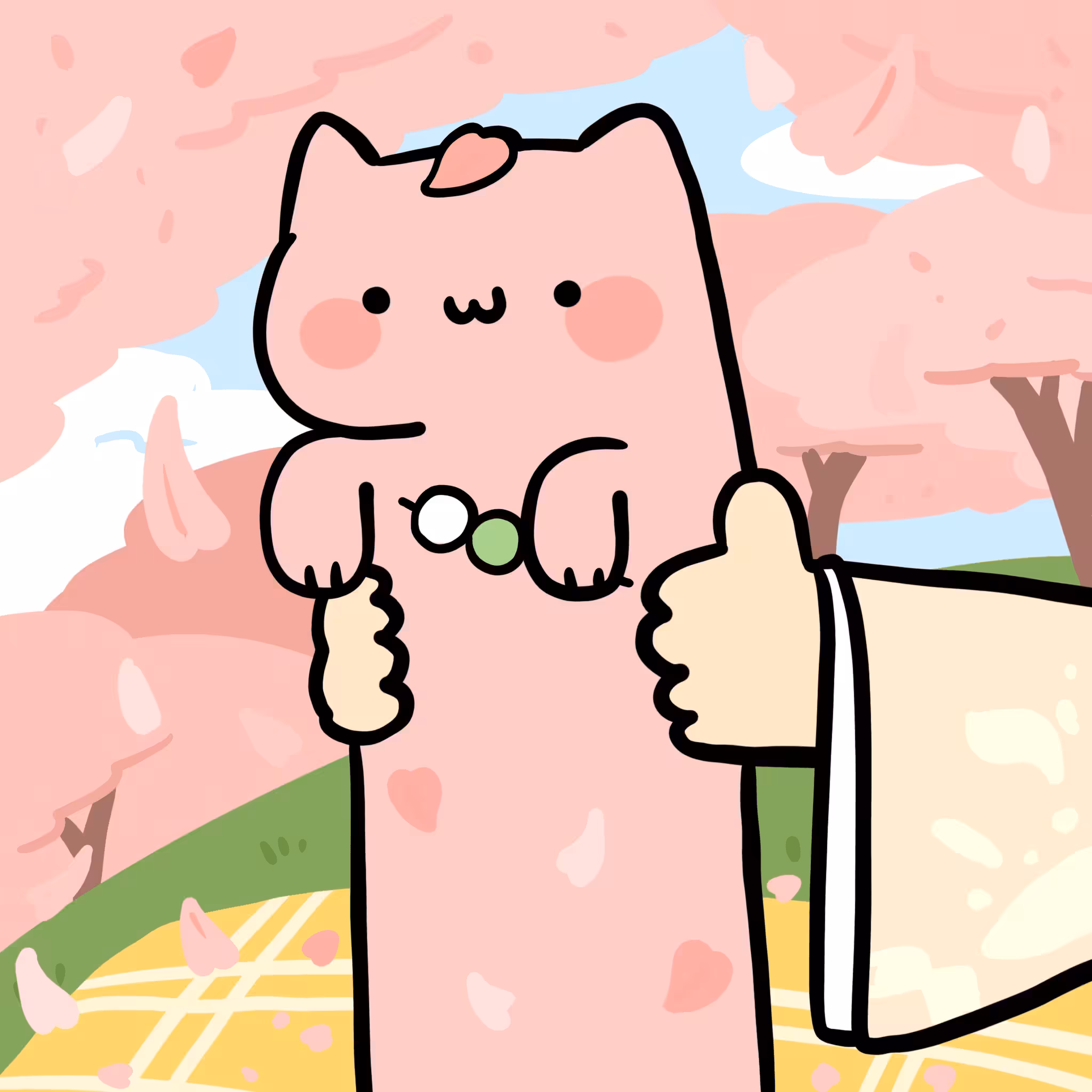 Long long sakura cat #067