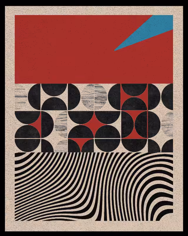 Bauhaus art #red #9