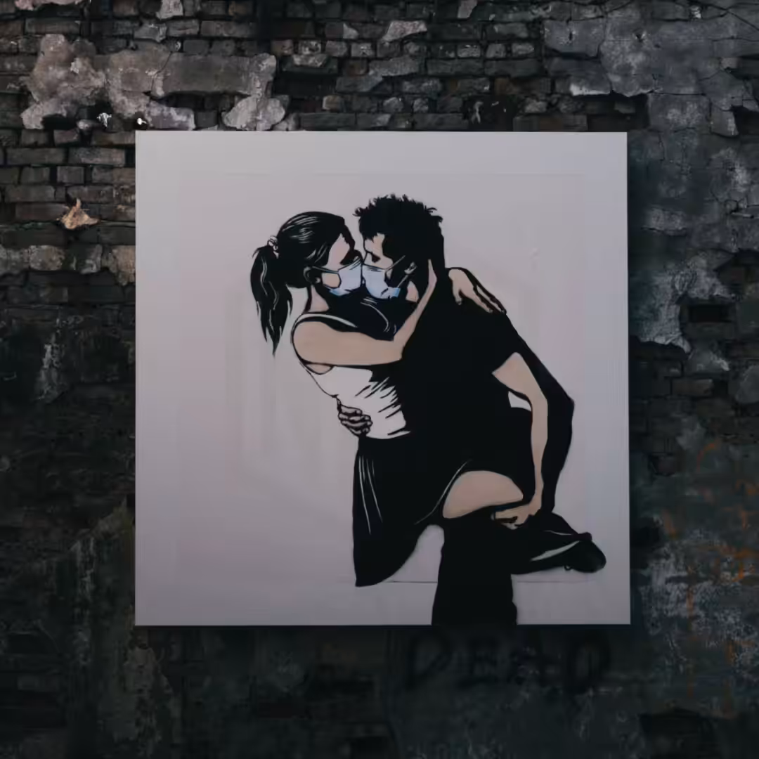 "The Lovers" In Flames
