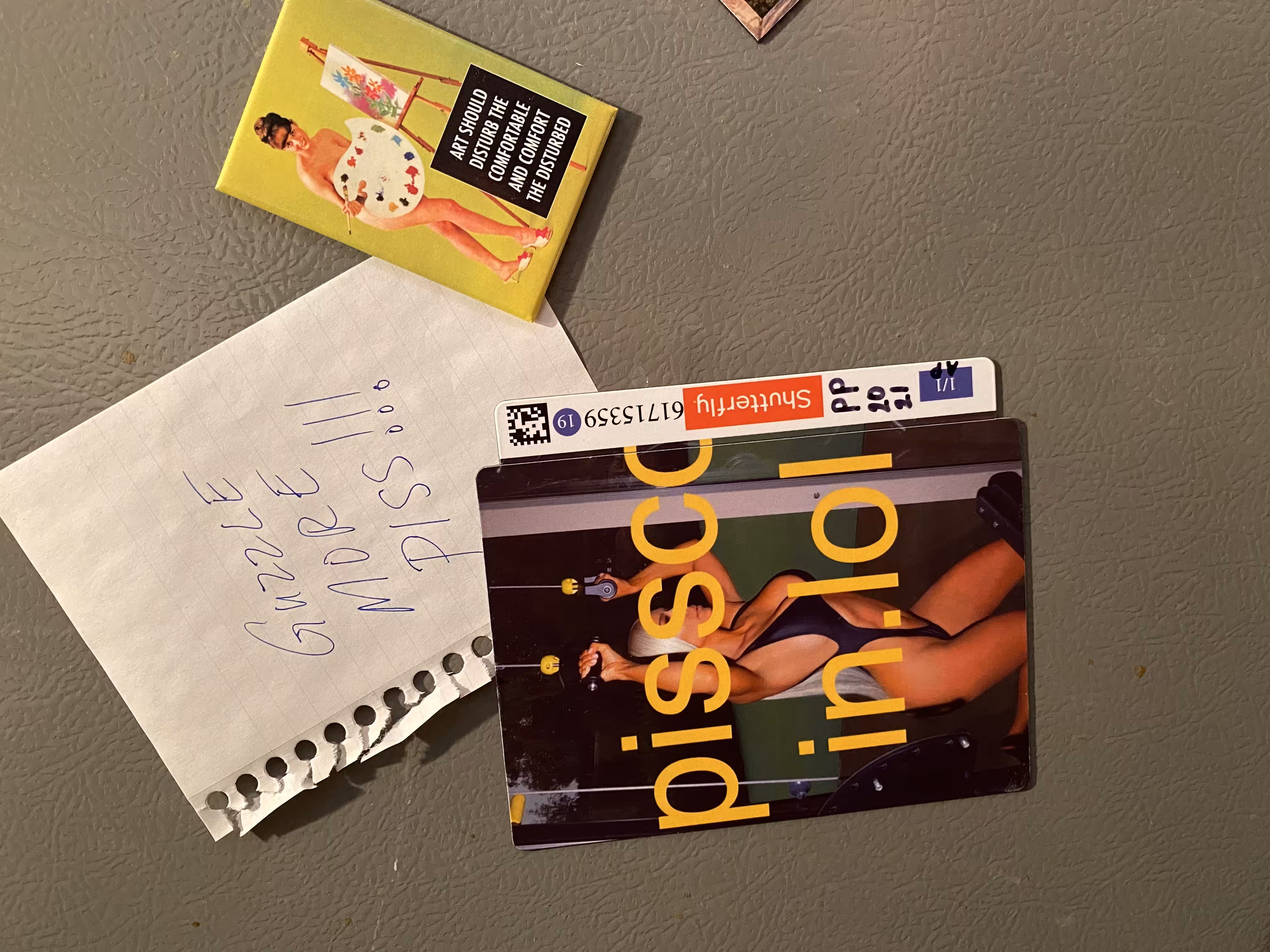 “Pump the $PISS” Refrigerator Magnet