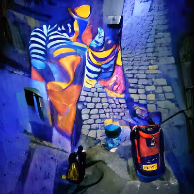 Art and Artists - Old Man's World - Alley of Lost Friends