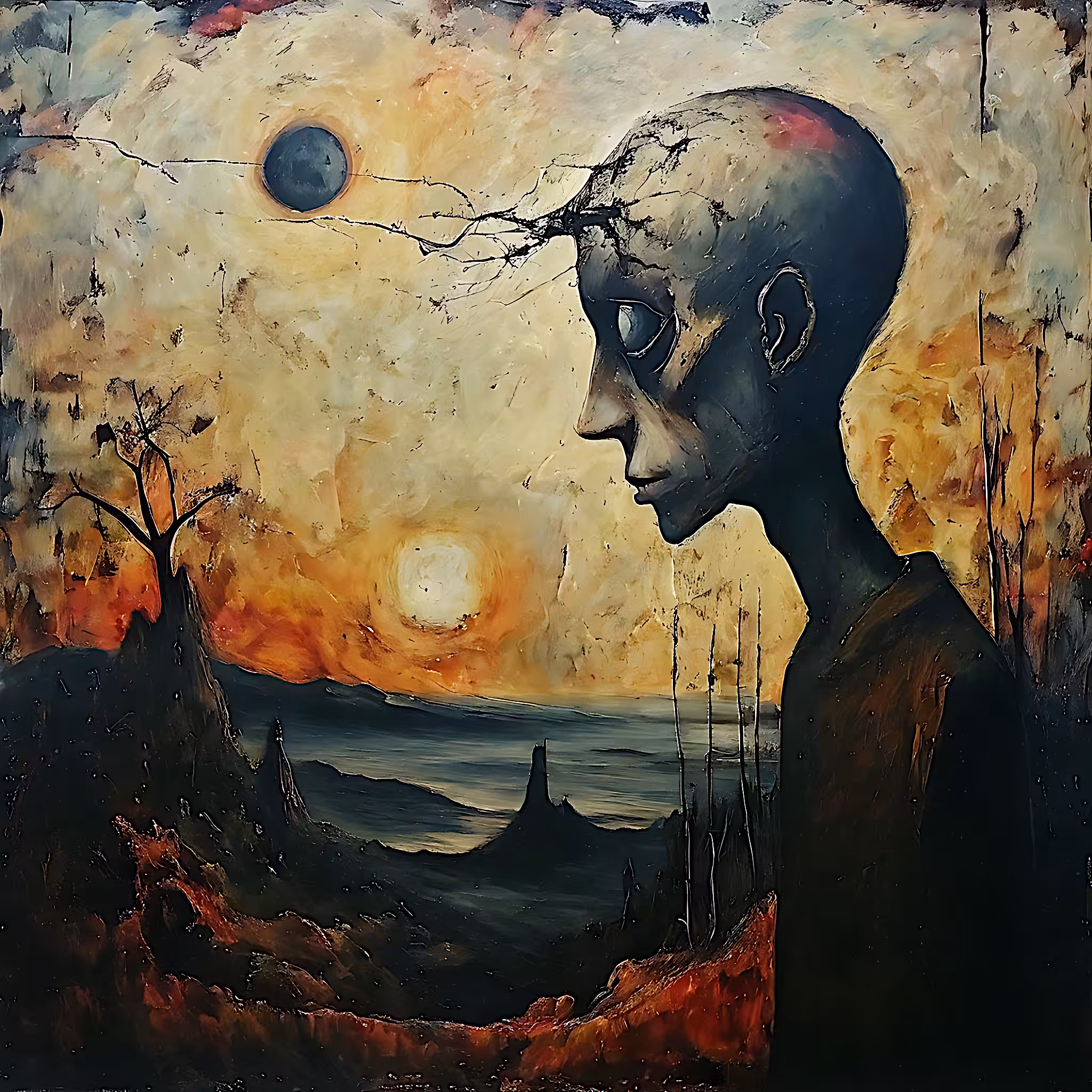 "The last look at the sun"