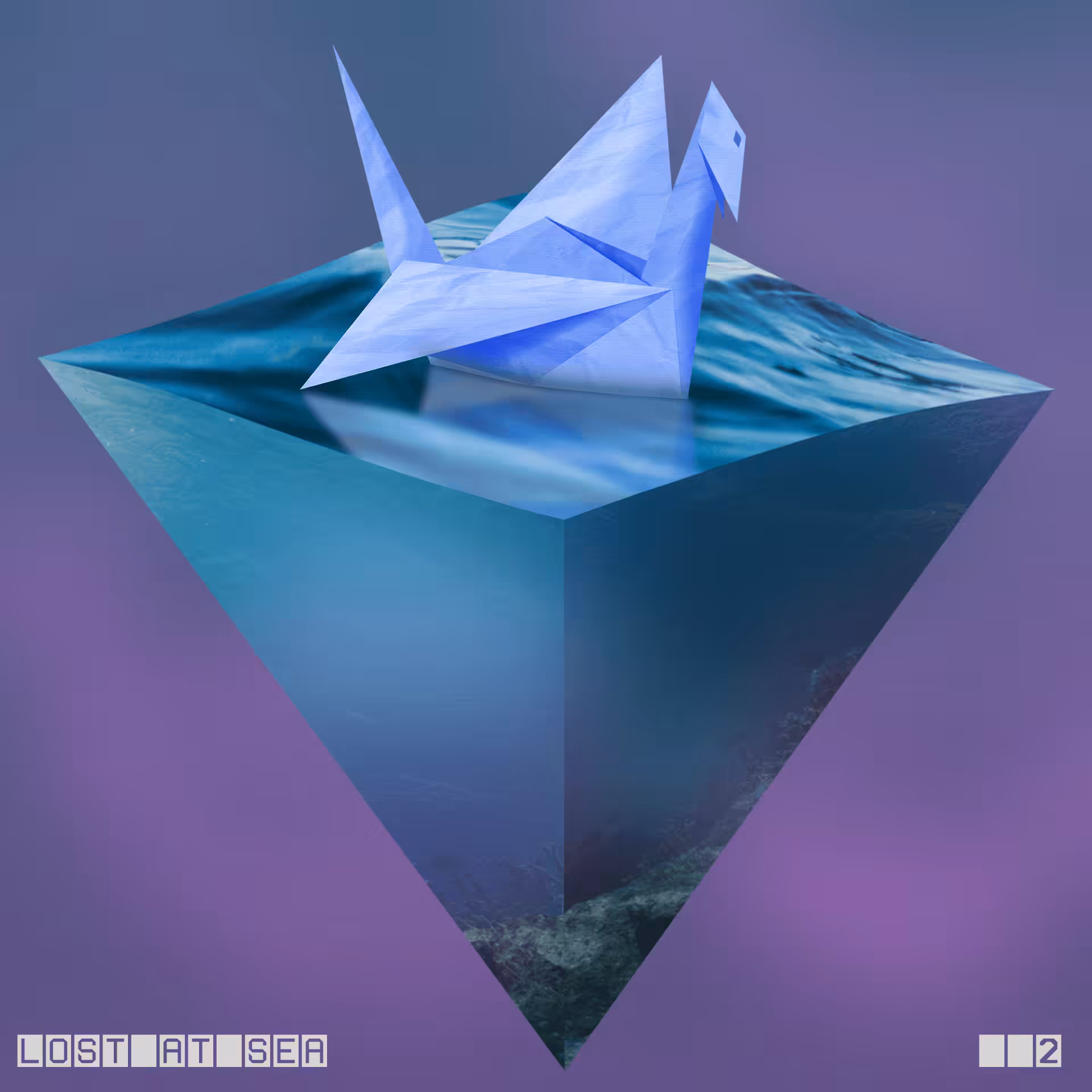 Blurple Crypto Crane