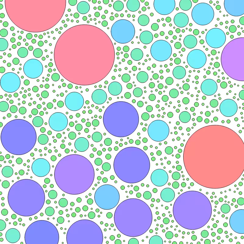 Laying circles #10