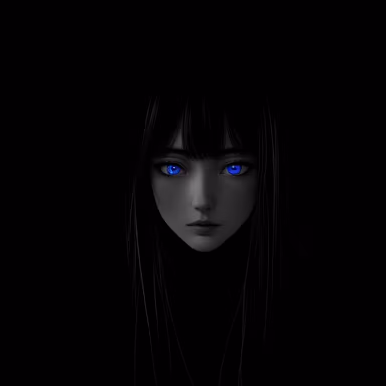 Pure beautiful Girls: Her Blue eyes in the darkness #5