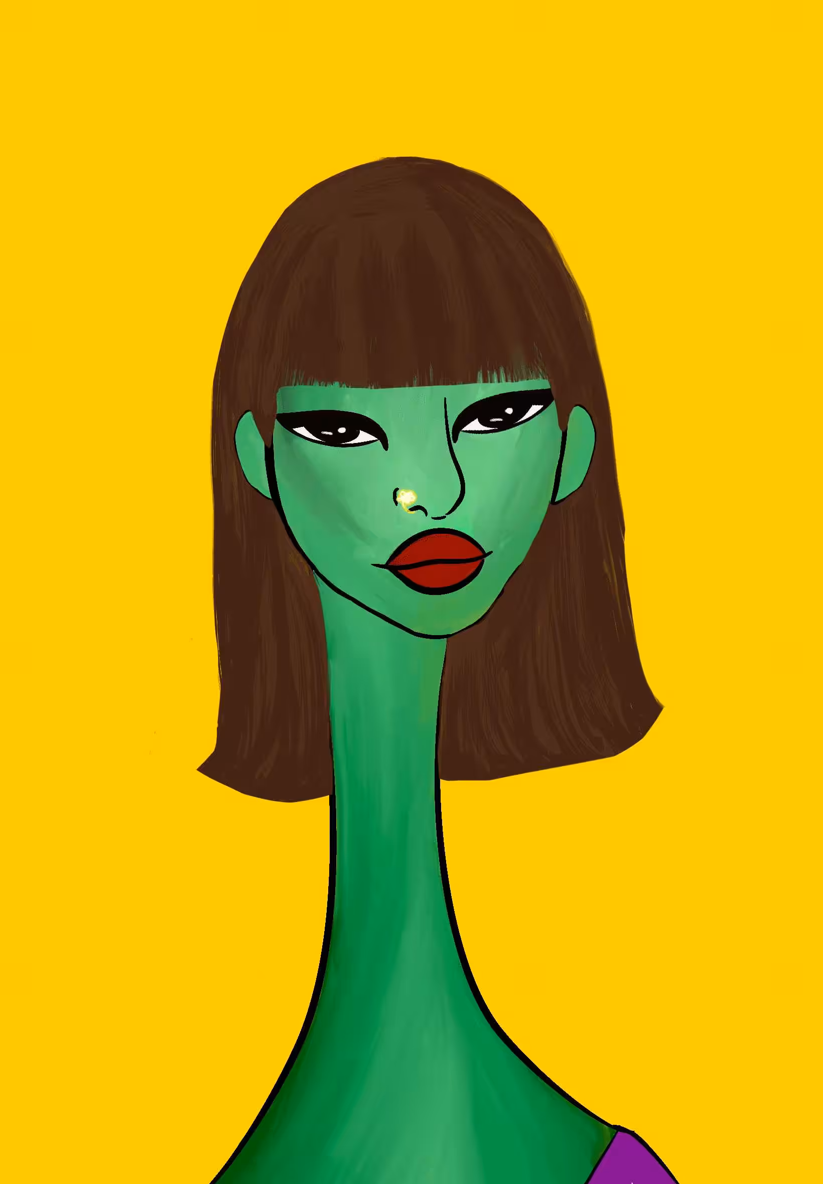 Long Neckie Ladies: Long Neckie Lady #2318