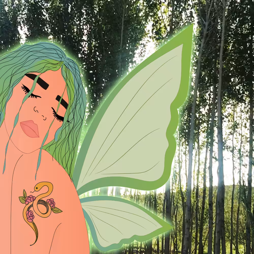 butterfly girl