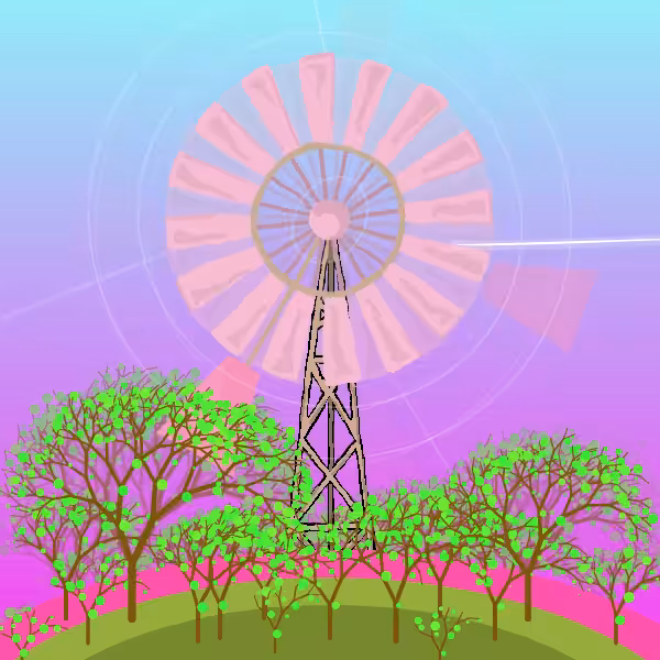Tree Desiring Calm but Wind Restless #49