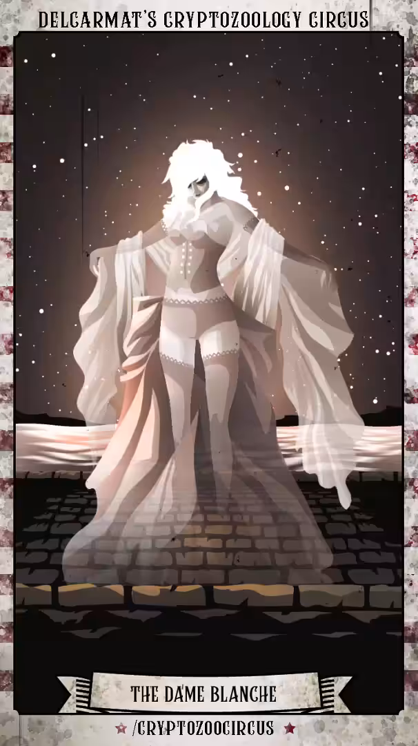 Circus cryptid #8: the Dame Blanche