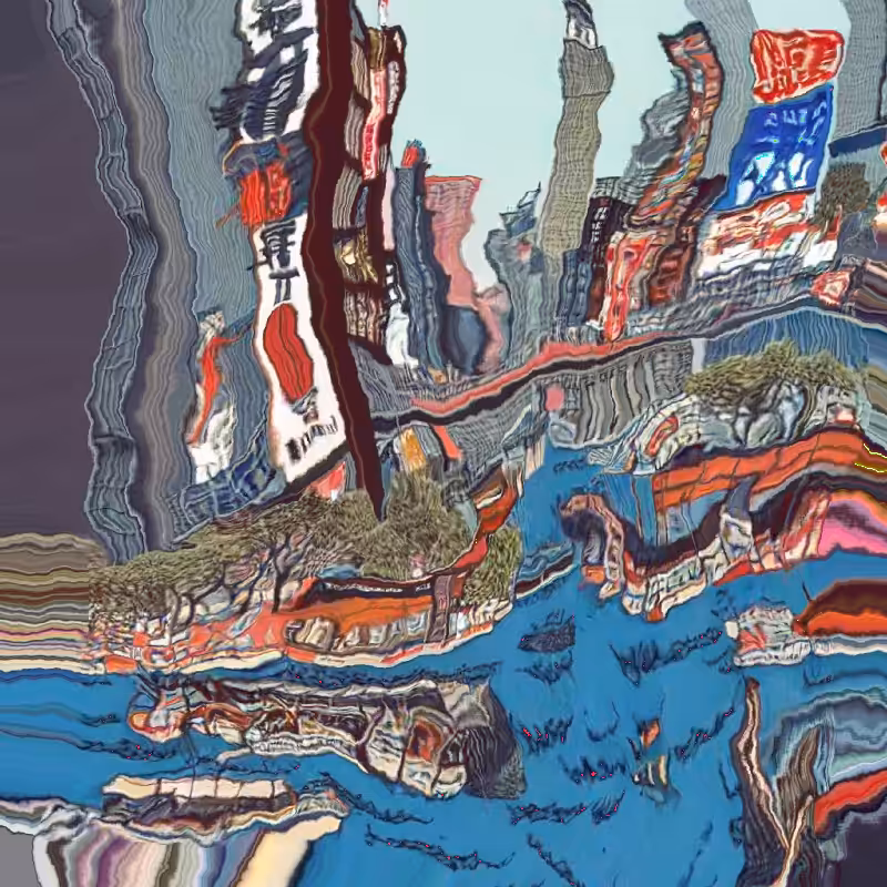 IMAGINARY NEW YORK IN UKIYO-E #54