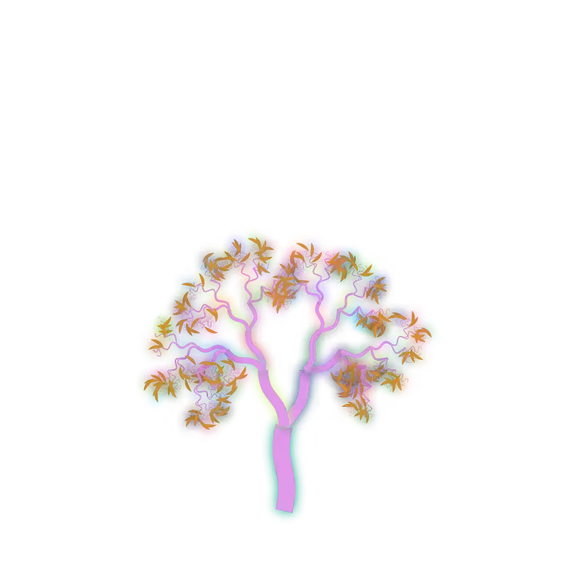 Generative Fractal Tree #13