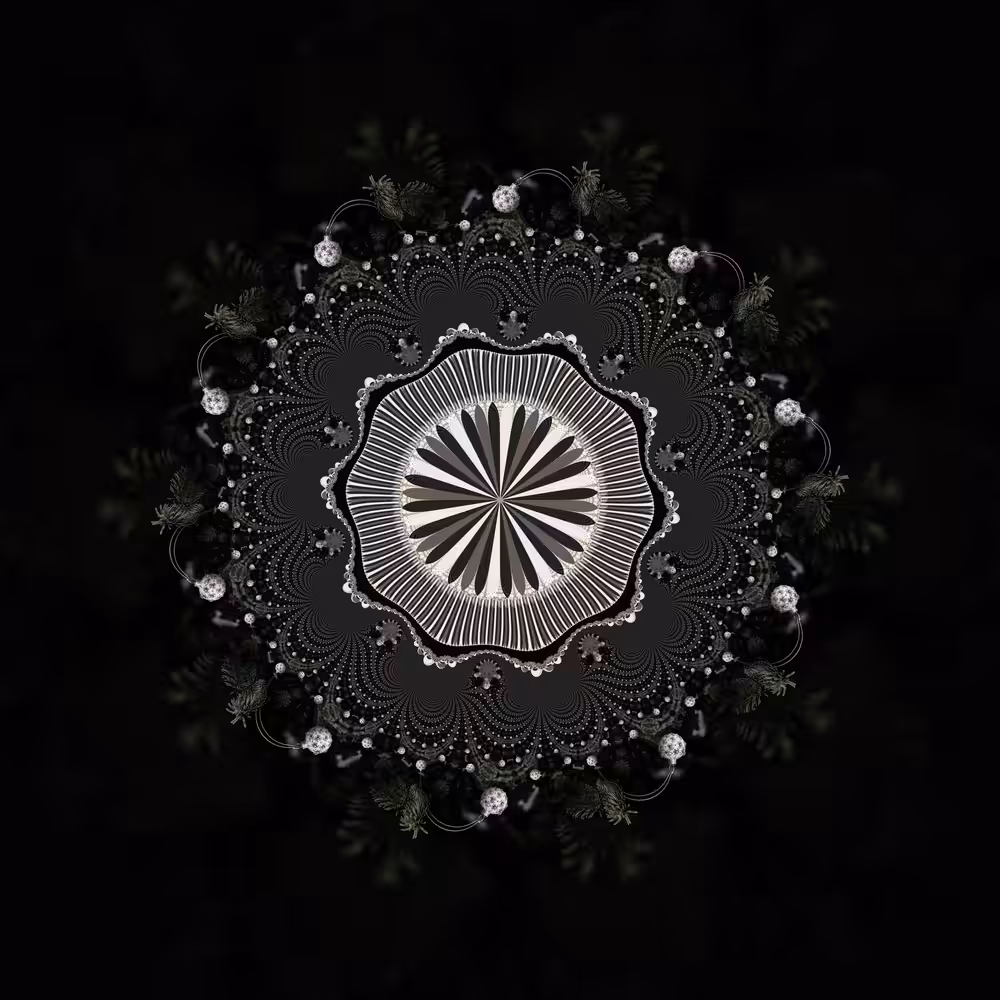 Tenebrous Yuletide Wreath