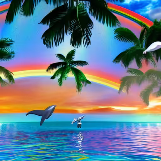 🌈🌴🌊🐬☀️13
