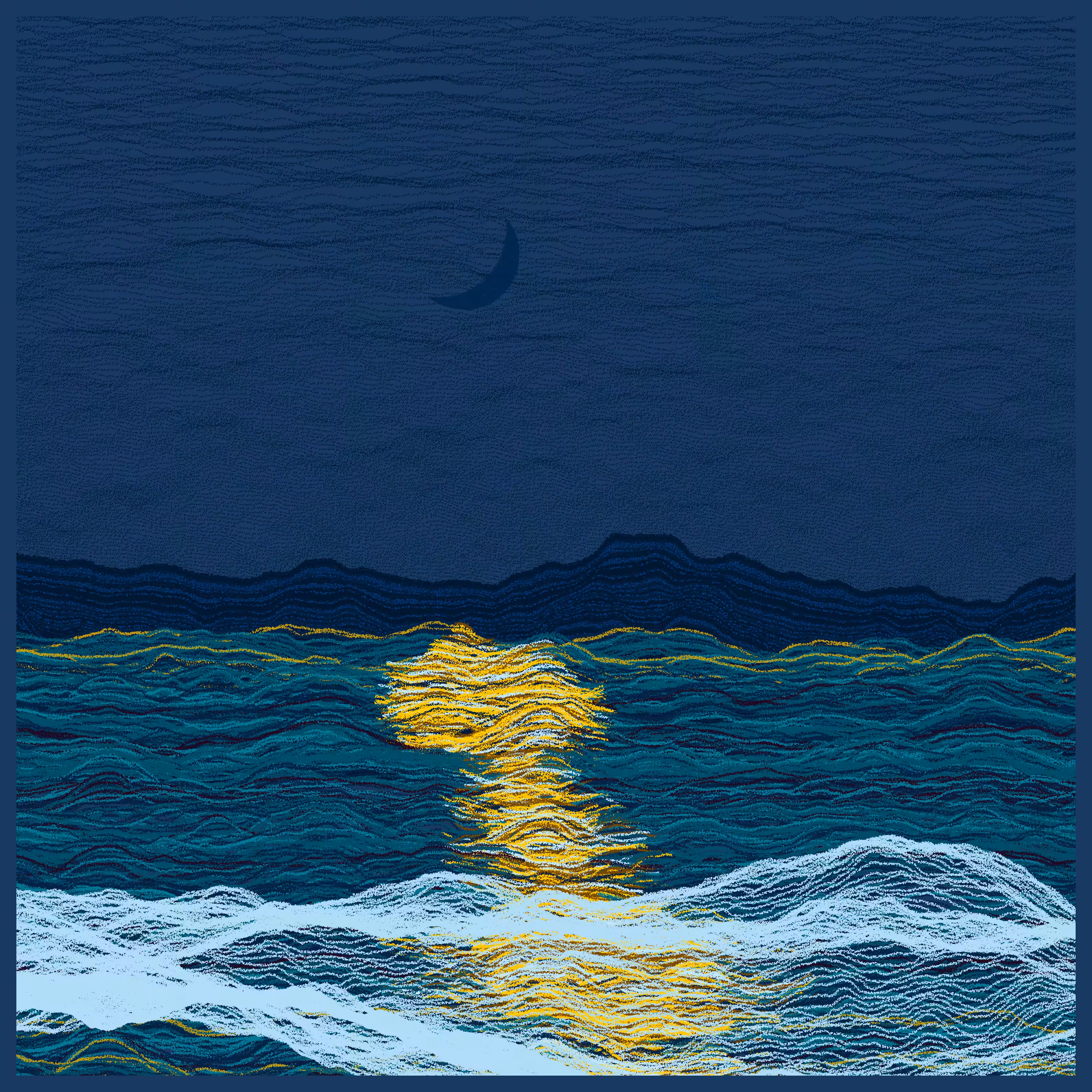 Moonlit Sea #116