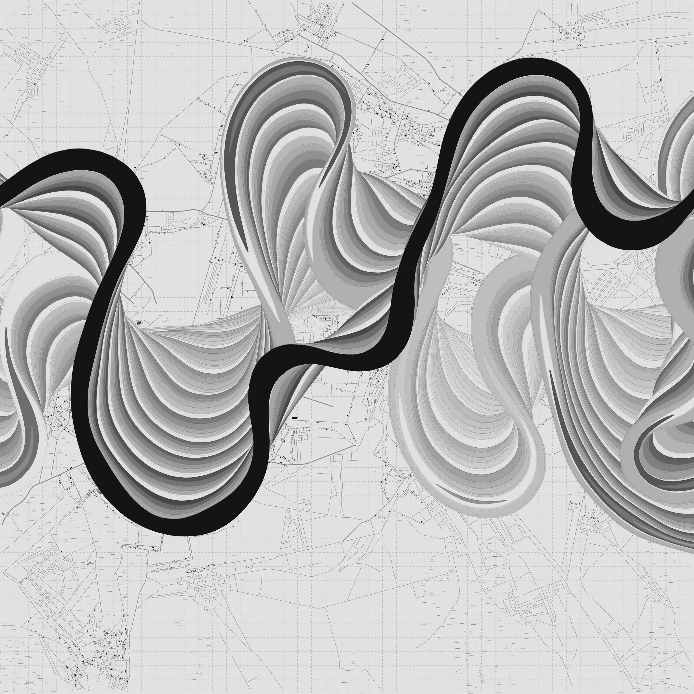 Ancient Courses of Fictional Rivers #848