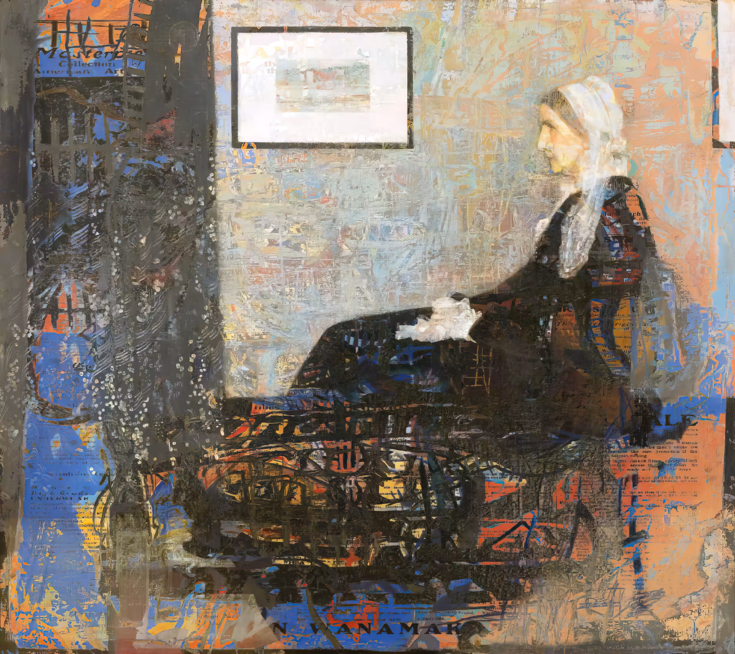 Whistler's Mother Expressionism #12