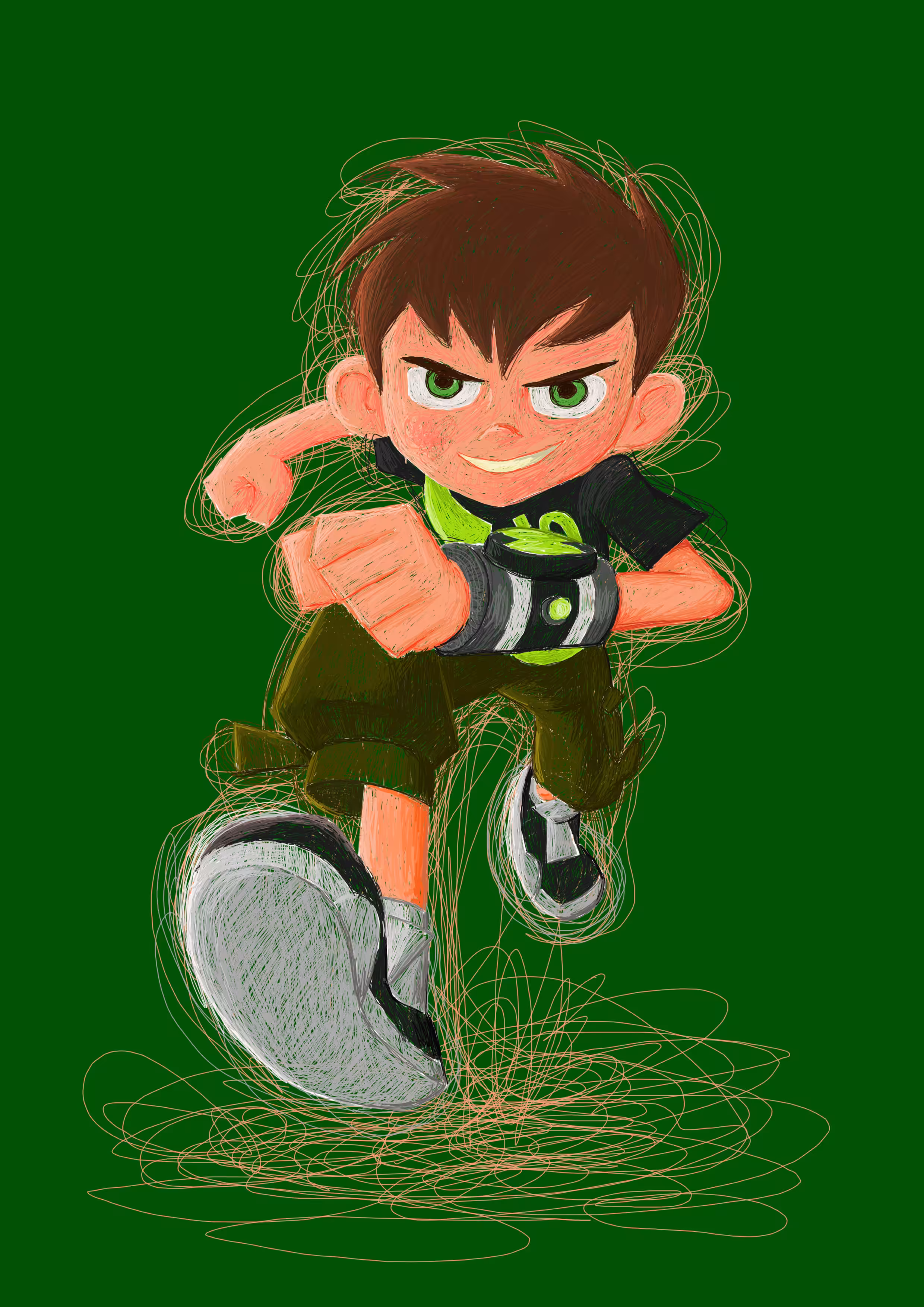 The magic of lines: Ben 10
