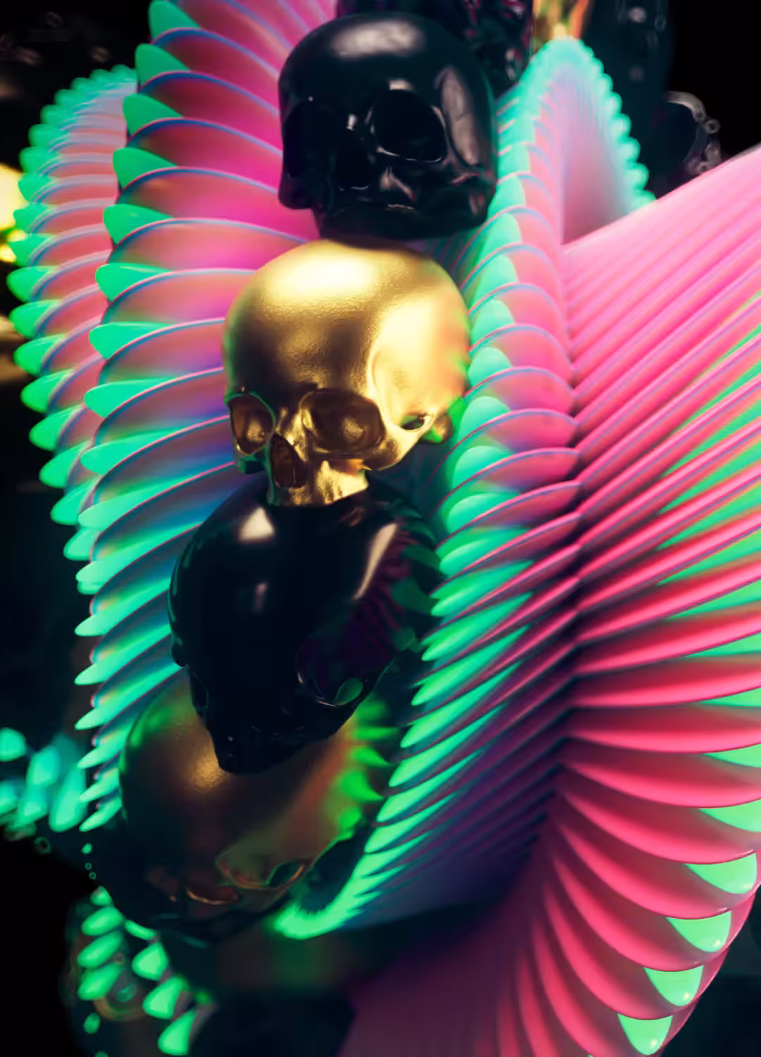 SKULL·FLOWER