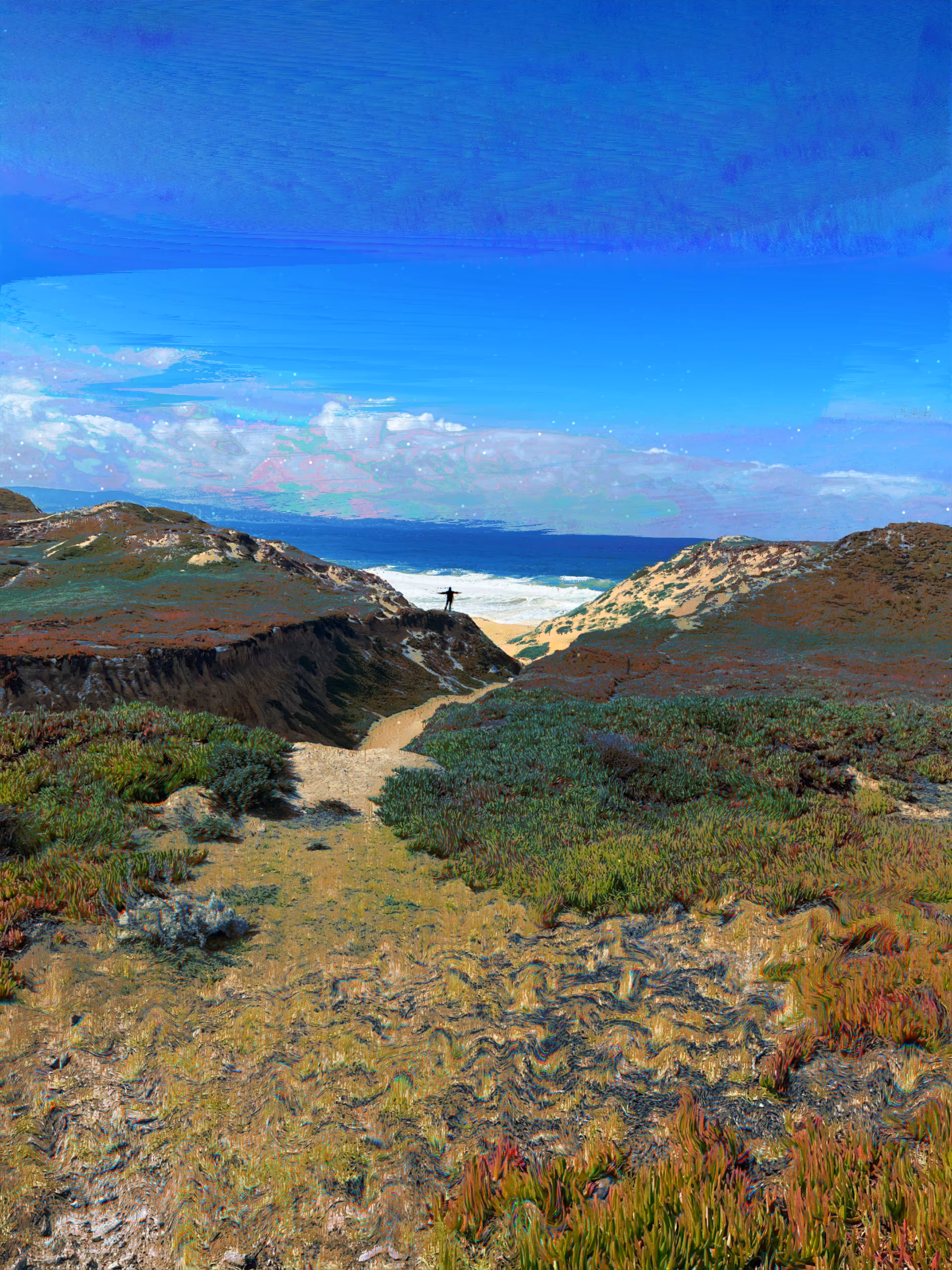 a visit to the beach, on psychedelics