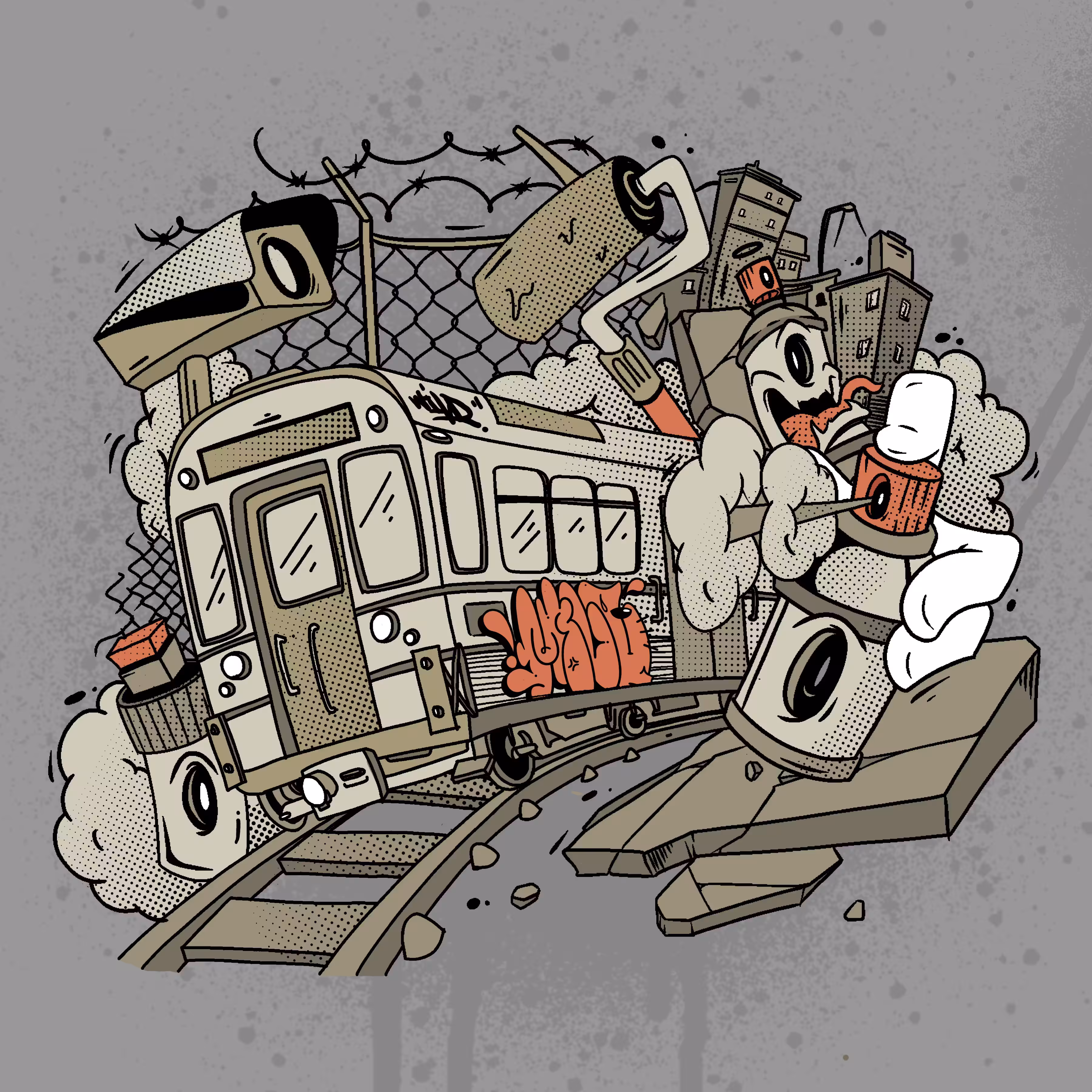 BOMBING TRAIN