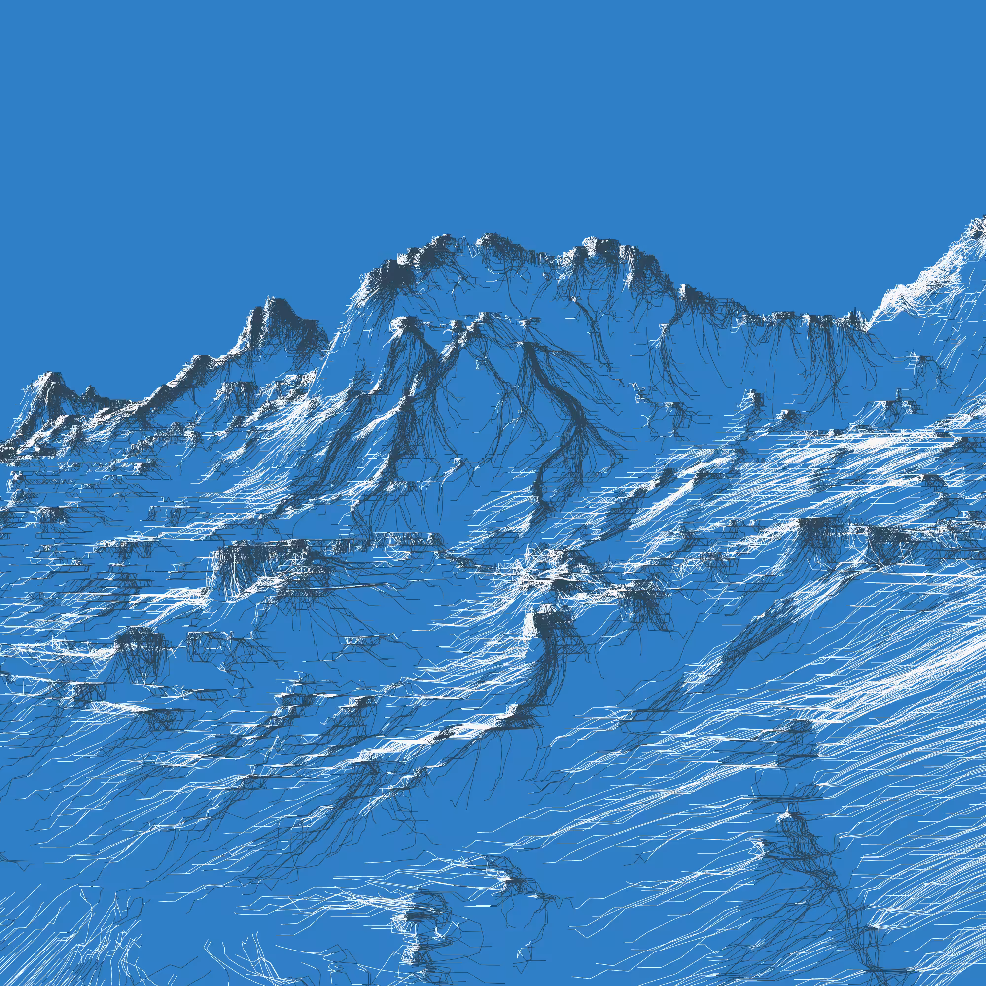 Ridge Scribbles #63