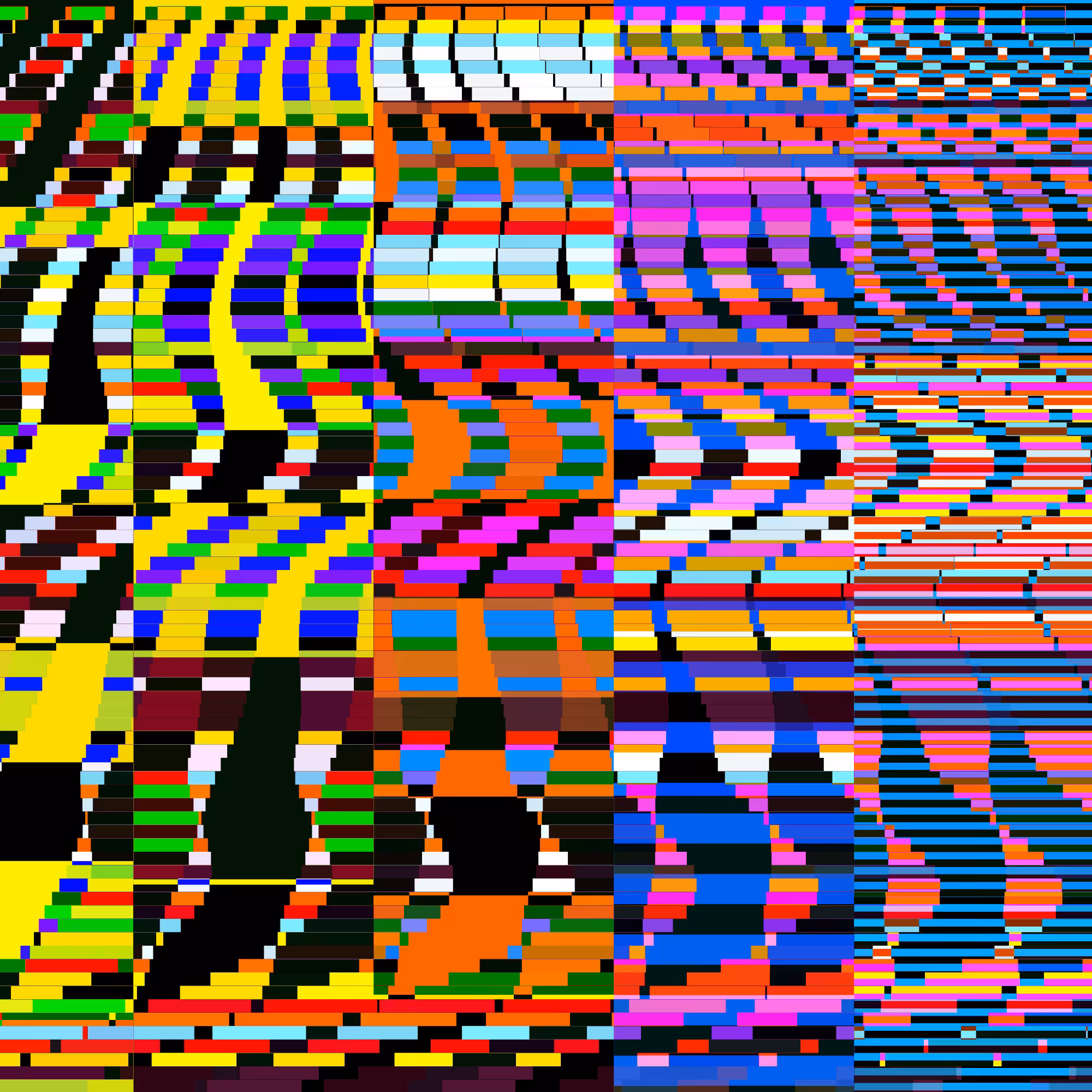 Glitchometry Stripes #73