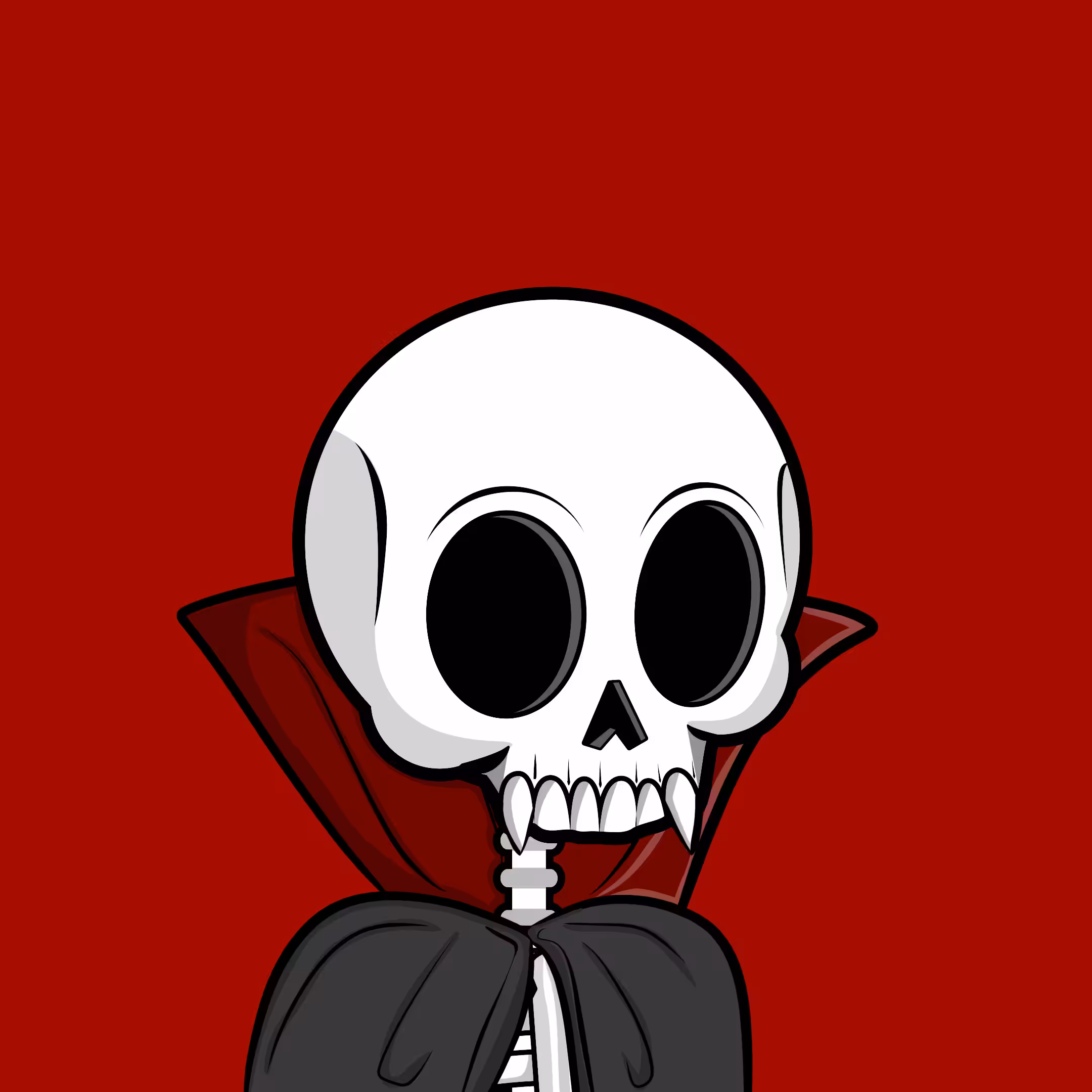 Edgar The Skeleton - Vampire #133
