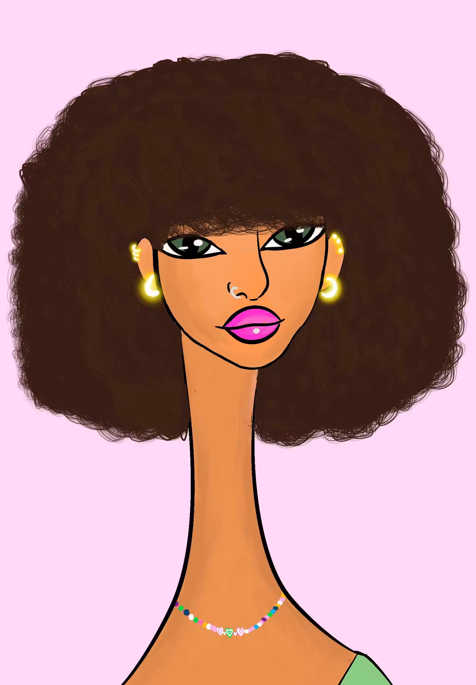 Long Neckie Lady #2557