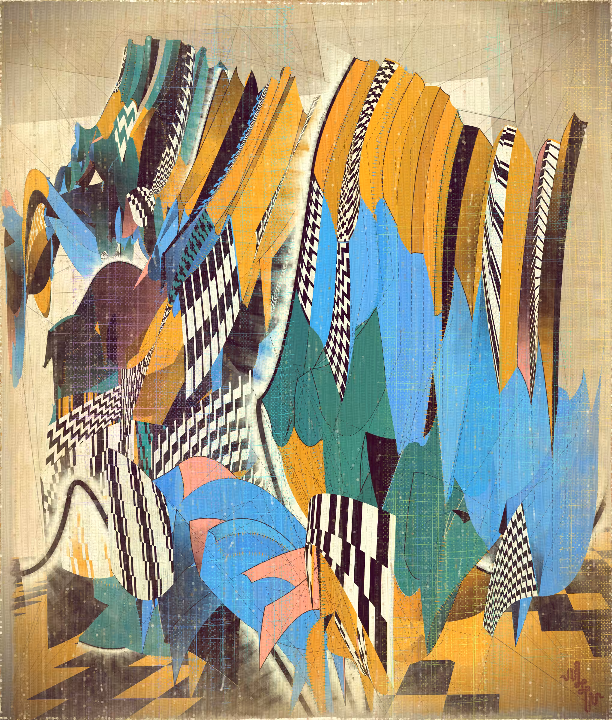 Amplitudes of Canvas #145