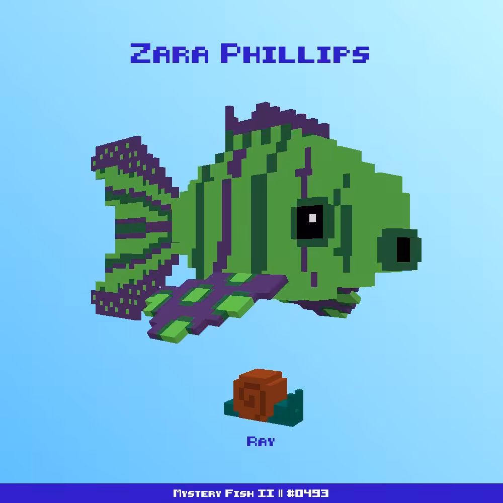 Zara Phillips :: Mystery Fish 0493/1000 
